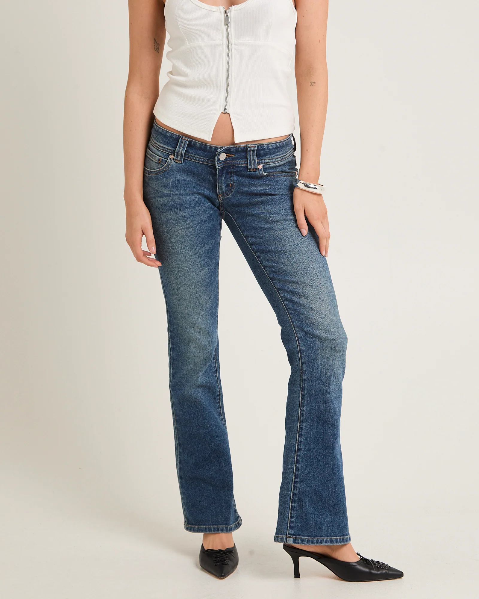 00 Super Low Kick Denim Jeans Petra - Image 5