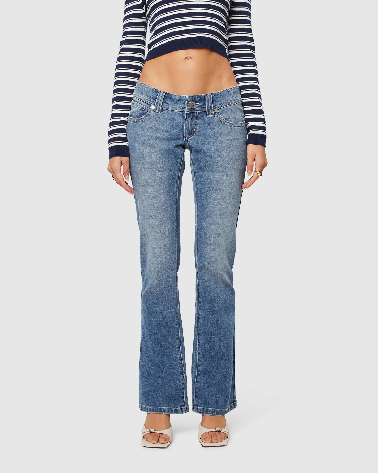 00 Super Low Kick Denim Jeans Shannon - Image 3
