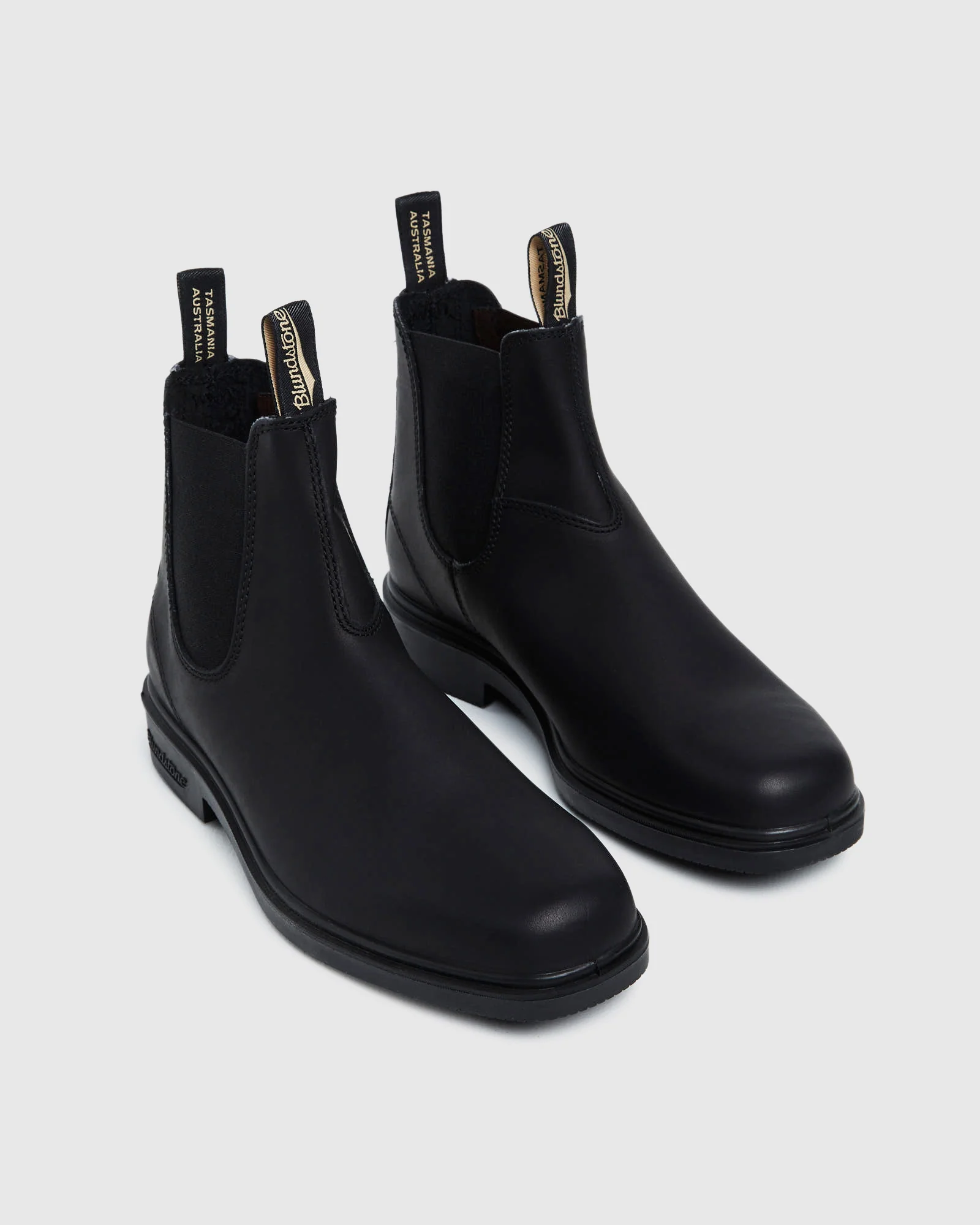 063 Leather Dress Boots Black - Image 4