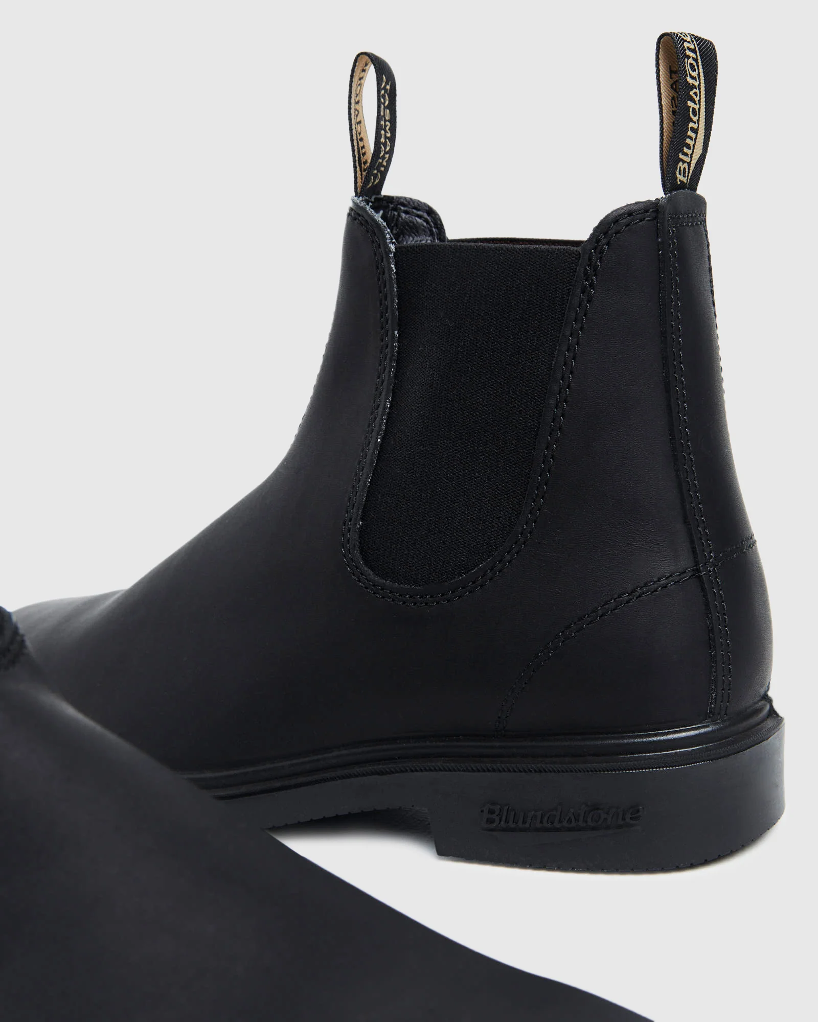 063 Leather Dress Boots Black - Image 6