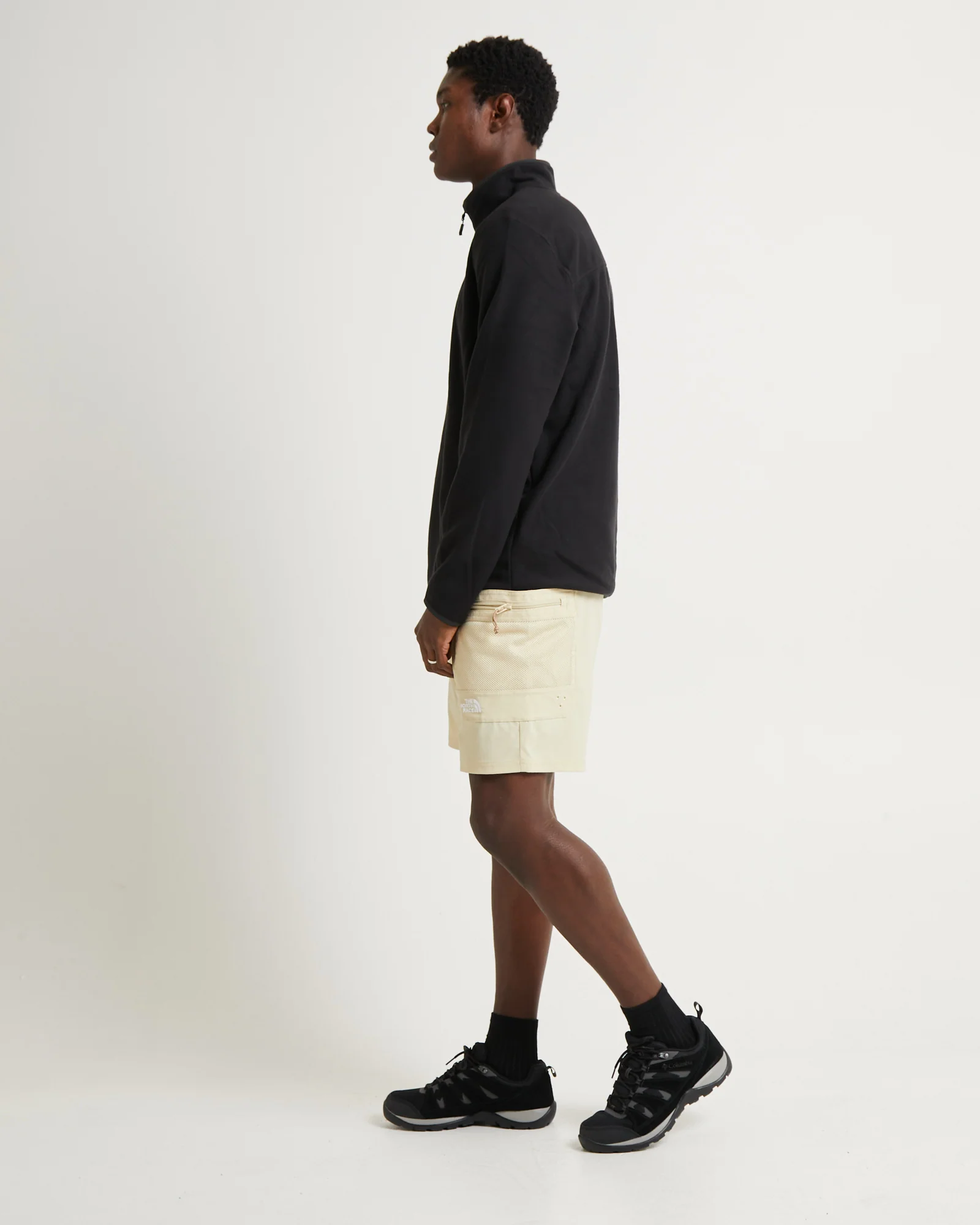 100 Glacier 1/4 Zip Jumper Black - Image 4