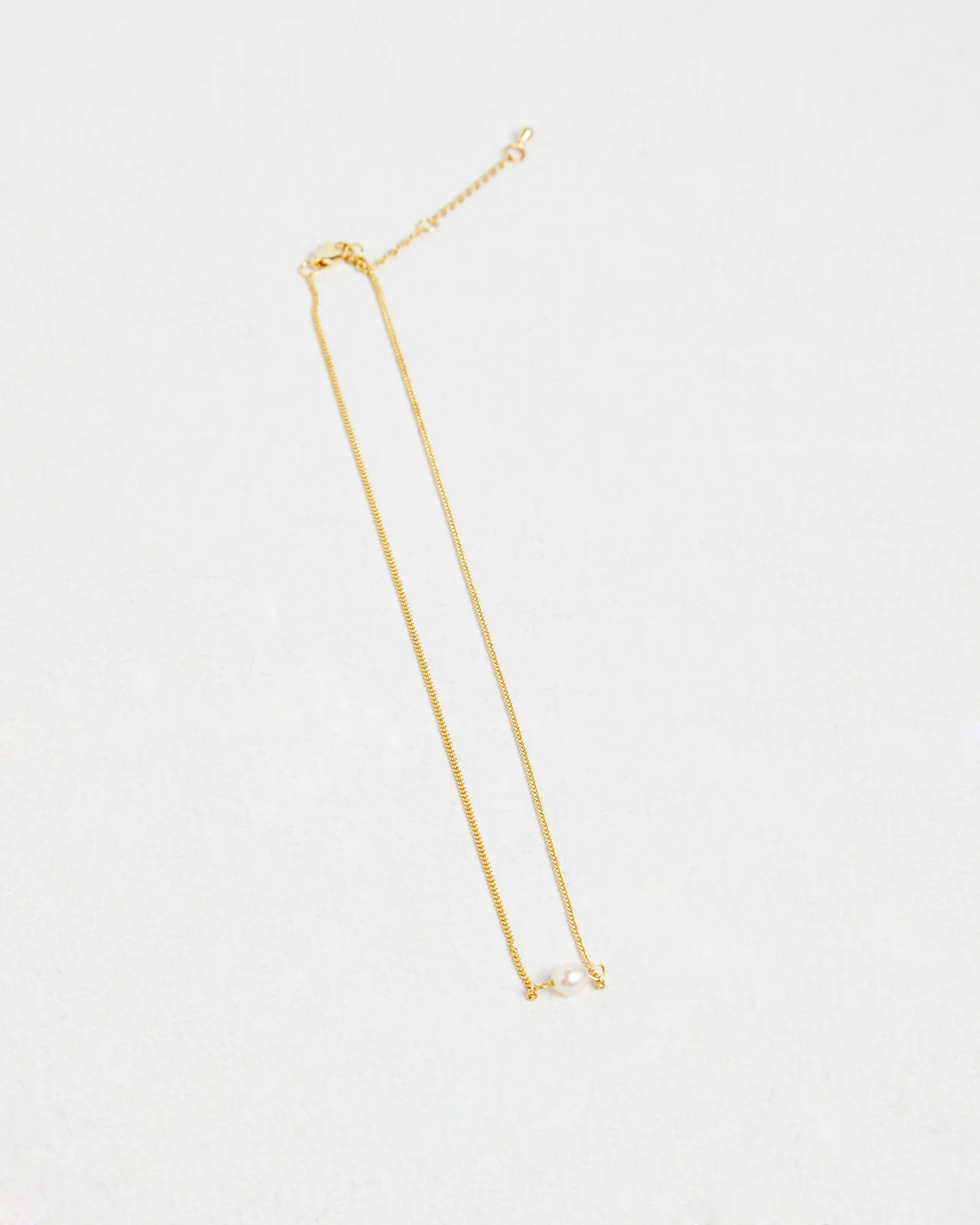 14K Gold Freshwater Pearl Drop Necklace - Image 2
