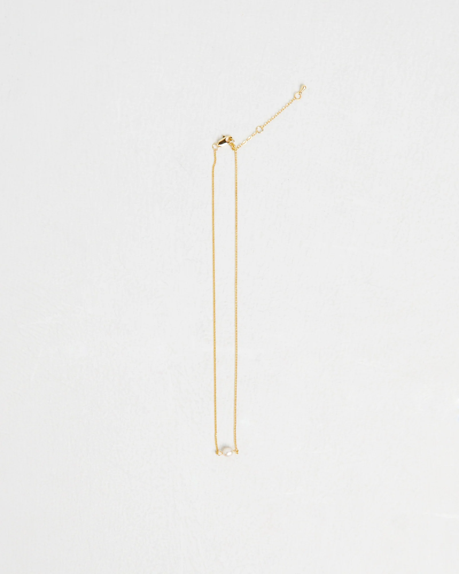 14K Gold Freshwater Pearl Drop Necklace - Image 5