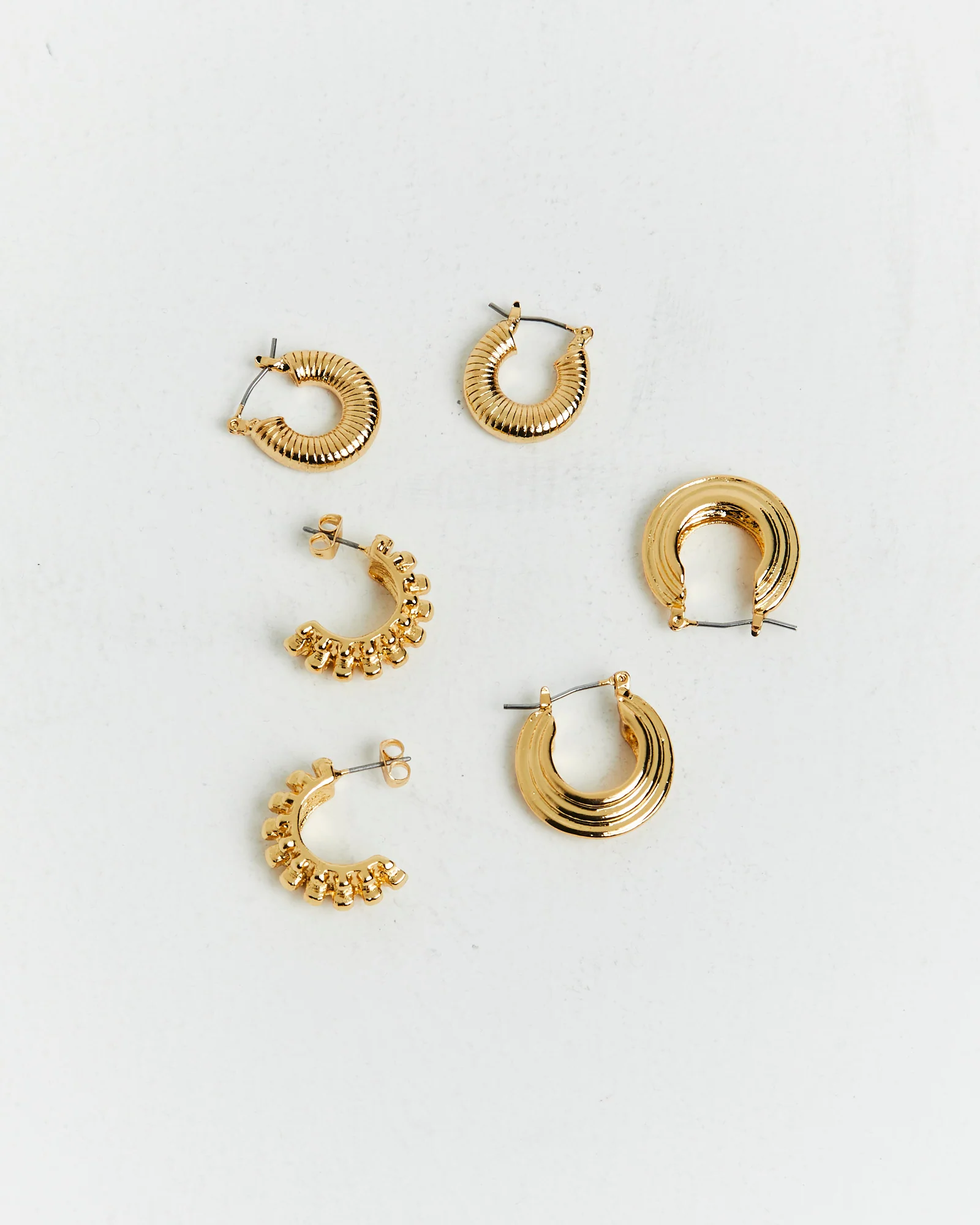 14K  Plated Yasm Earrg Pack - Image 2