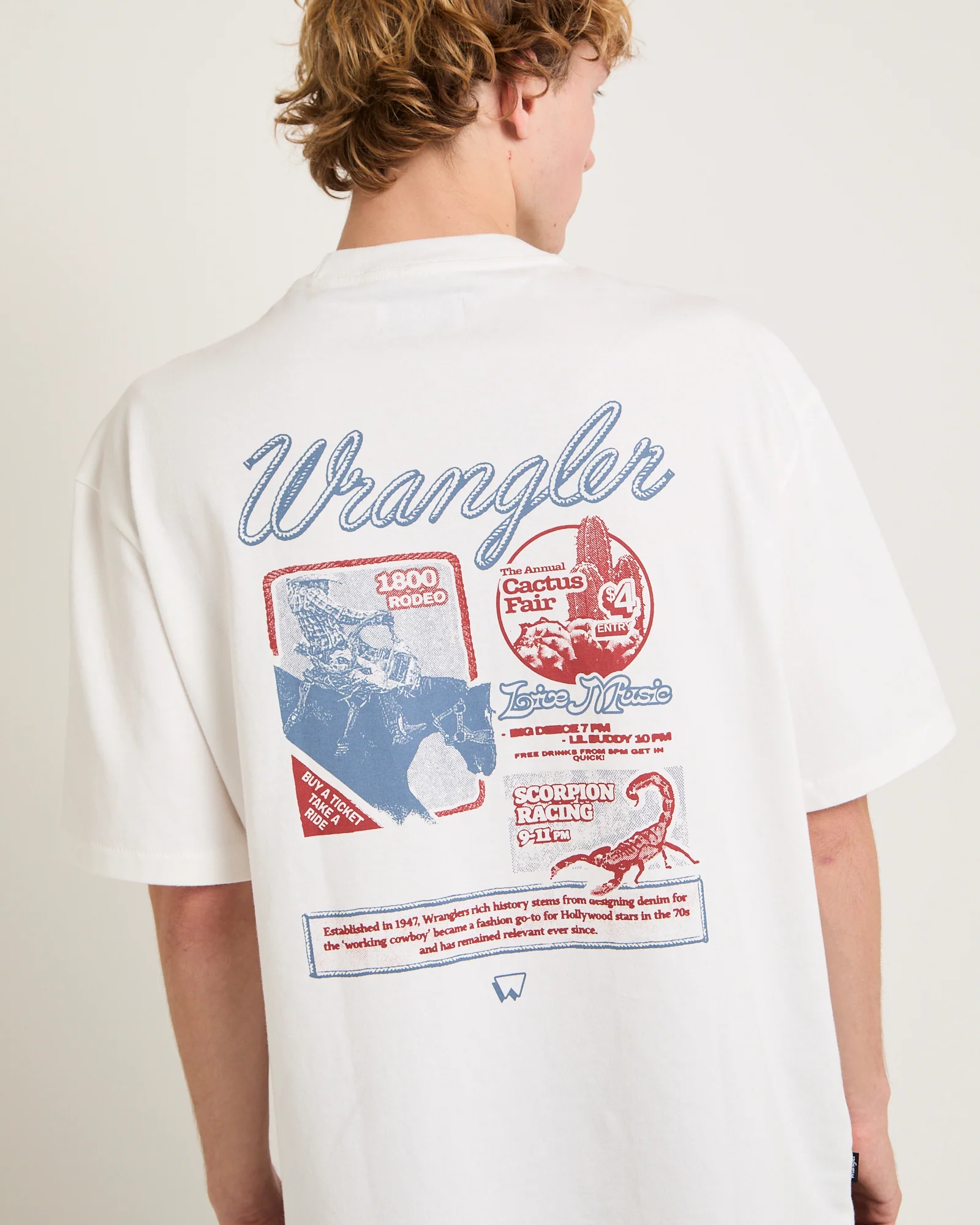 1800-Rodeo Slacker T-Shirt - Image 5