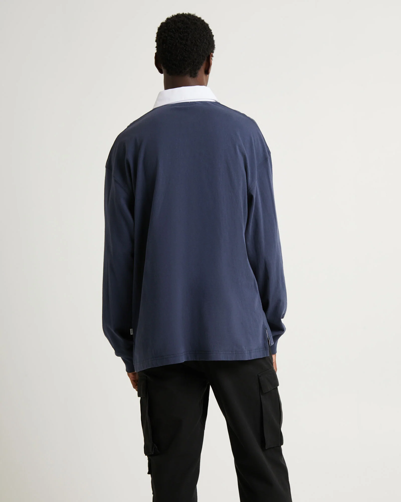 1992 Long Sleeve Polo Navy - Image 2