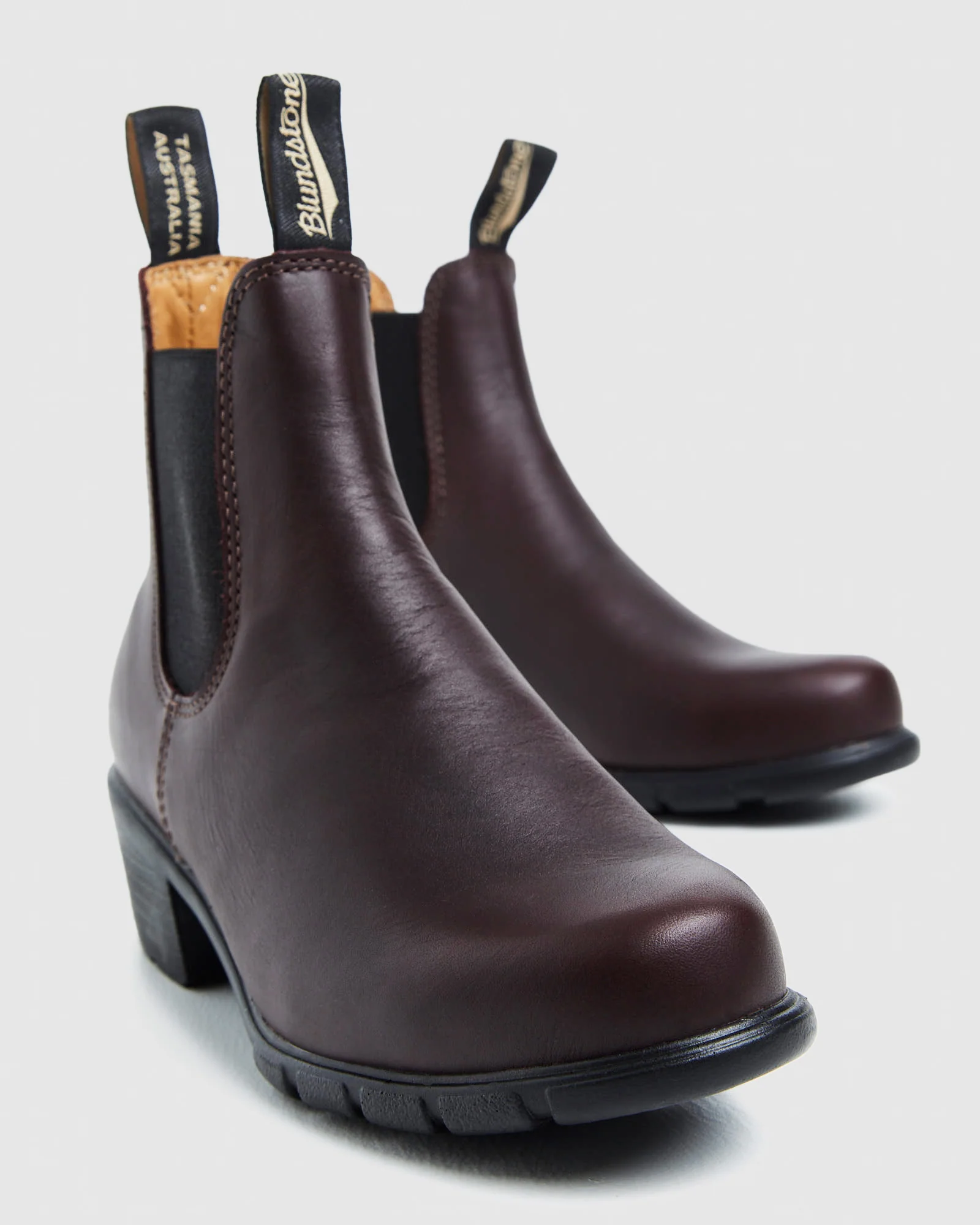2060 Womens Heeled Boots Shiraz Red - Image 2