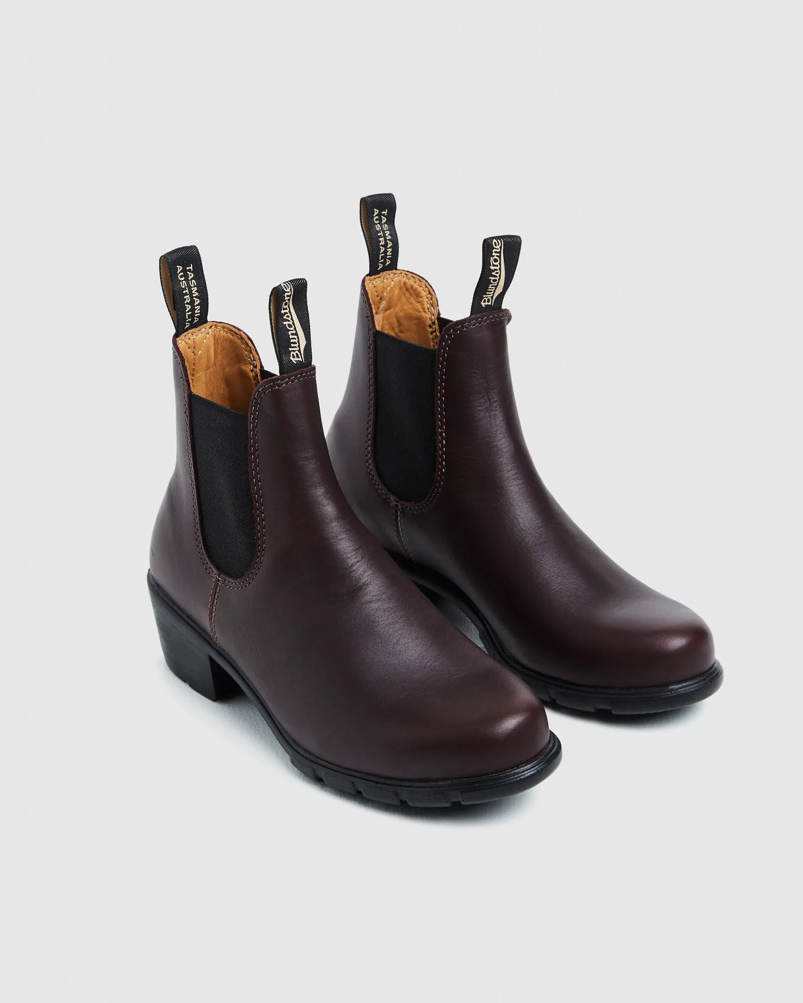 2060 Womens Heeled Boots Shiraz Red - Image 3