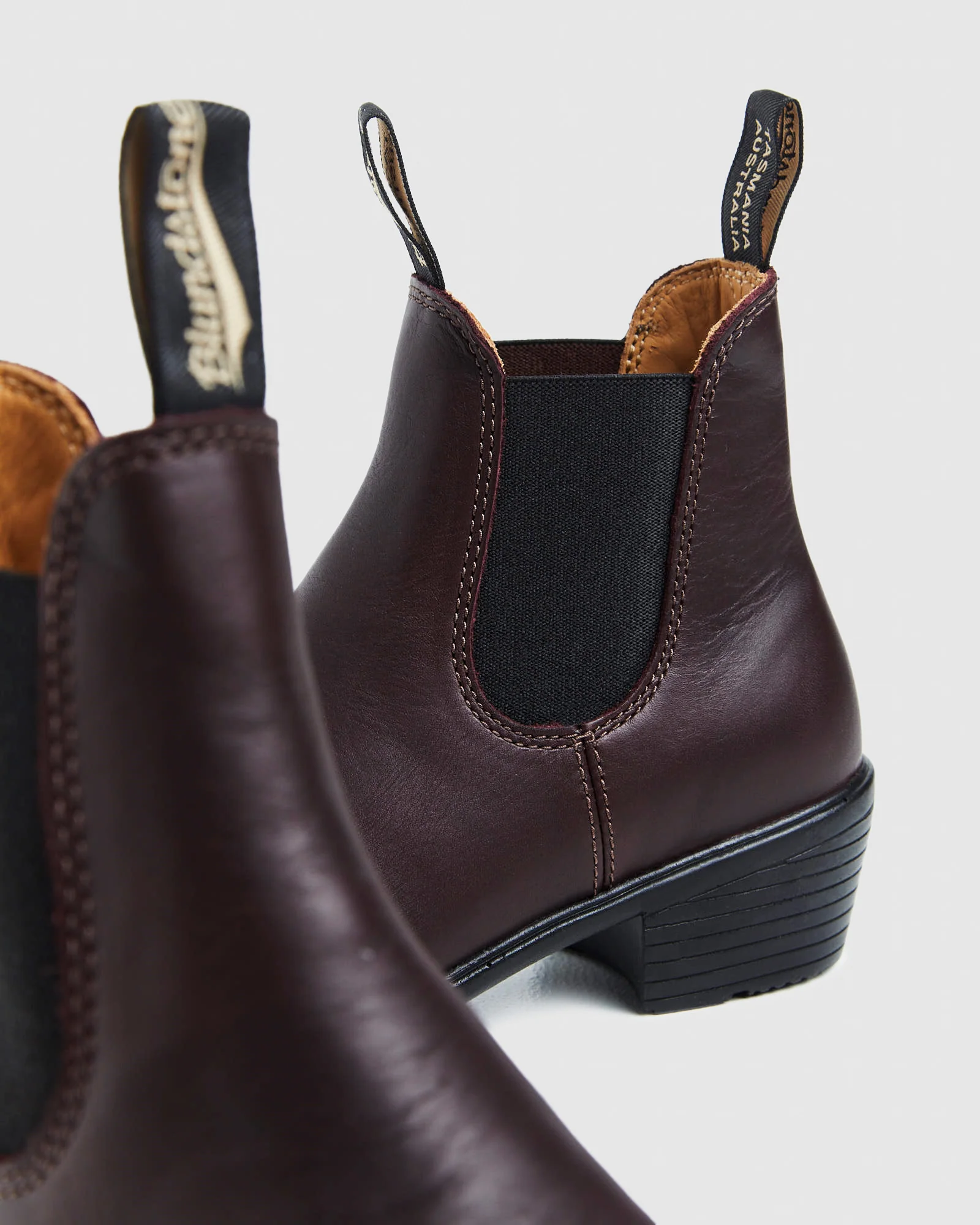 2060 Womens Heeled Boots Shiraz Red - Image 5