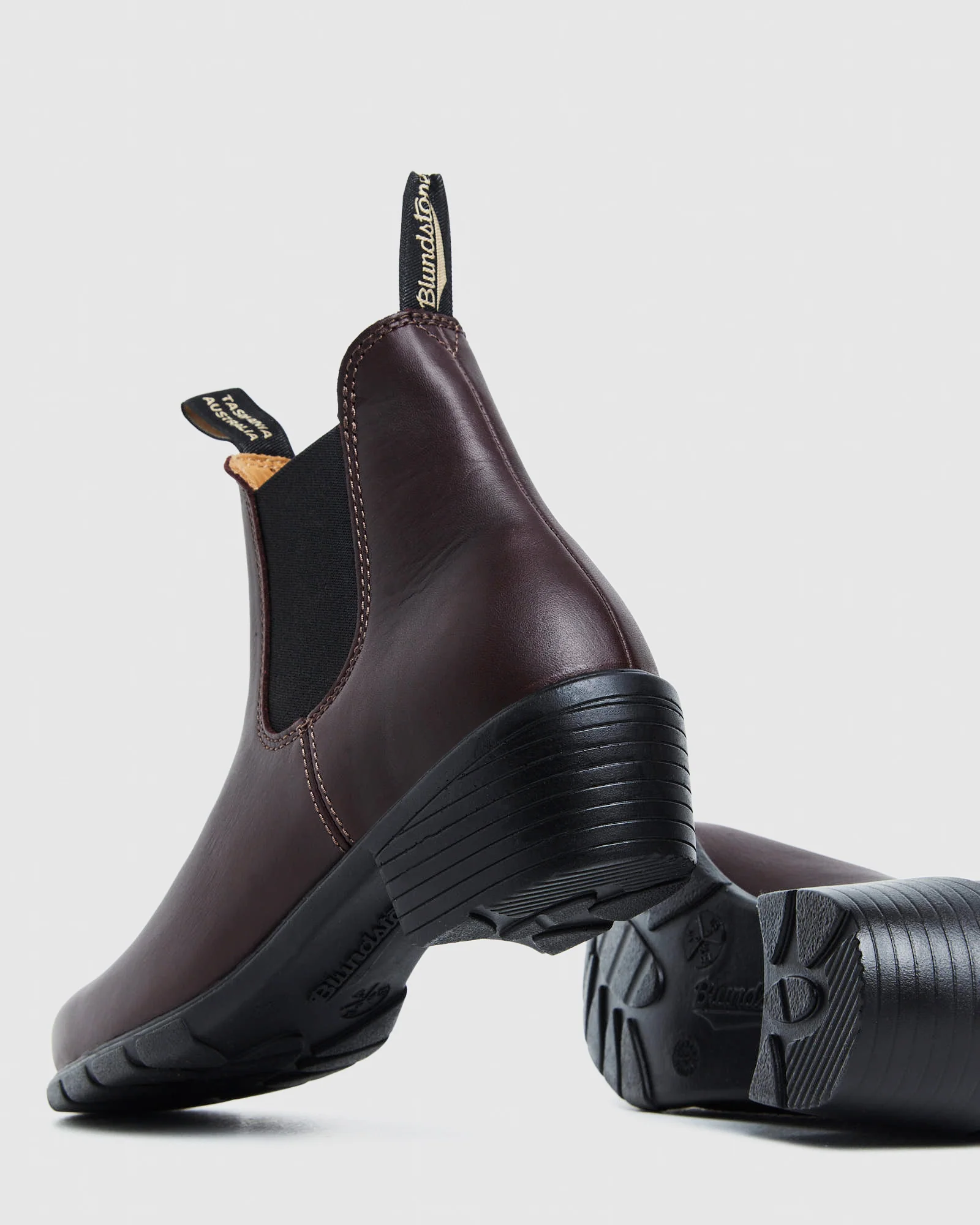2060 Womens Heeled Boots Shiraz Red - Image 6
