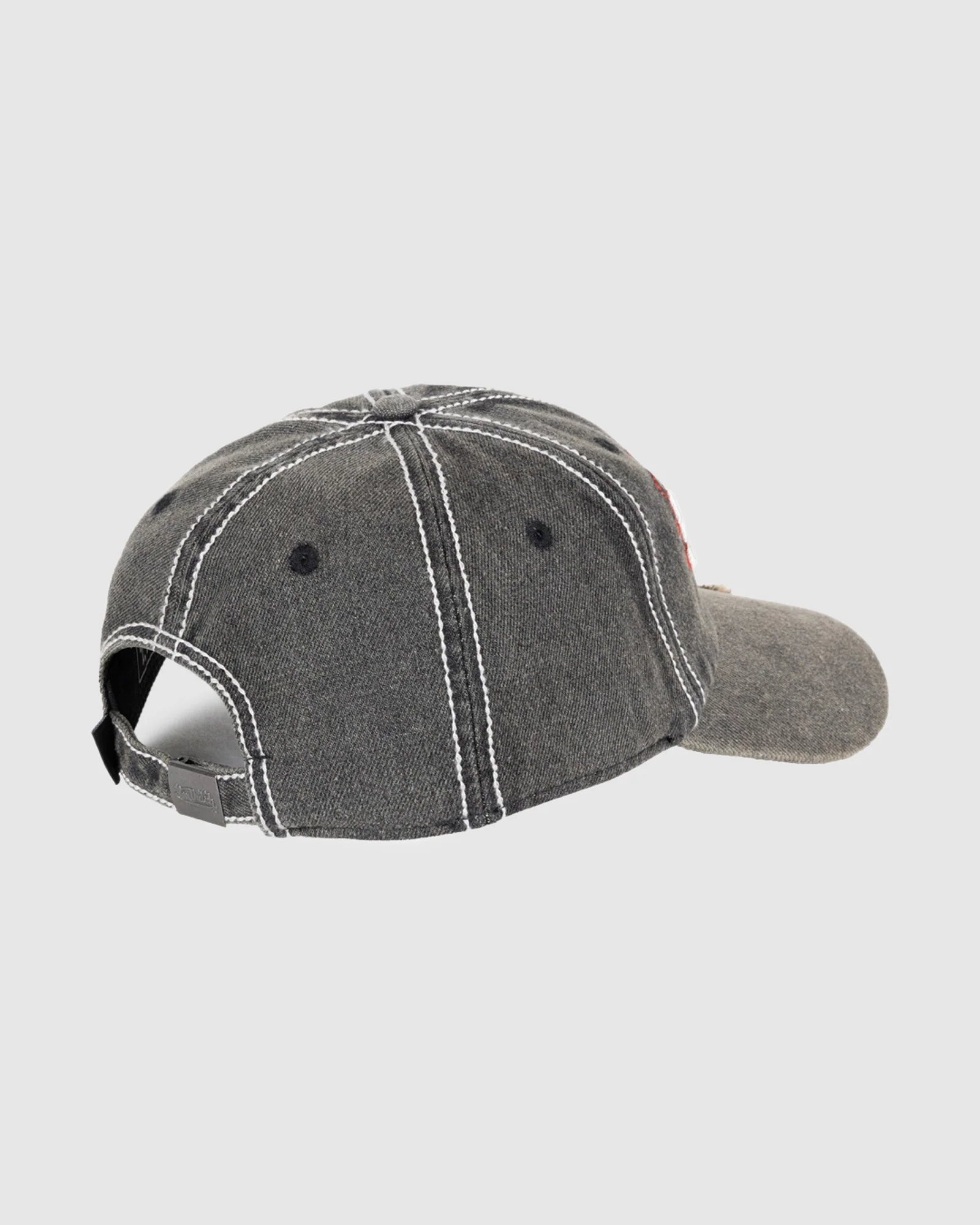 3D Embroidery Acid Denim Dad Cap - Image 4