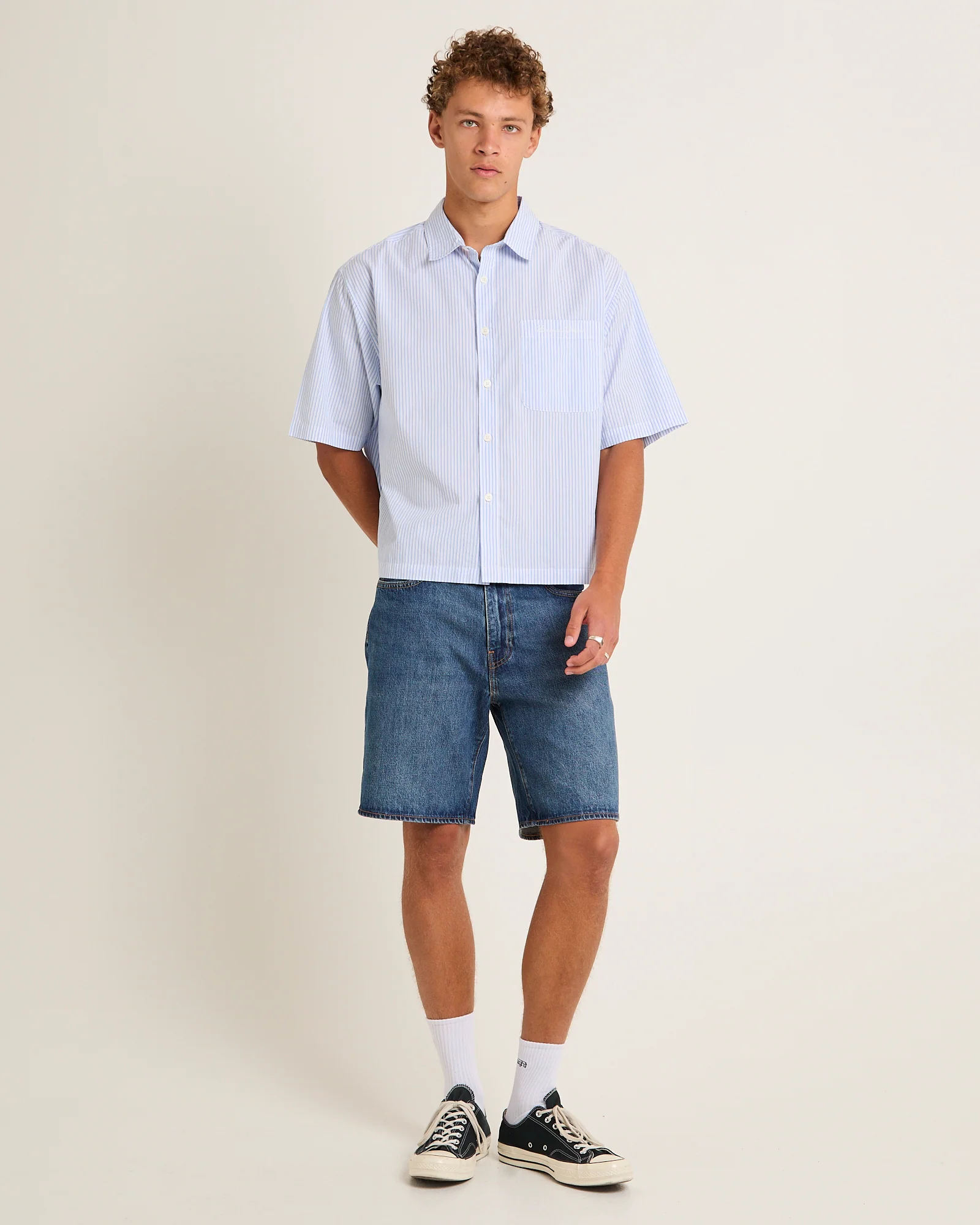 468 Stay Loose Denim Shorts - Image 3
