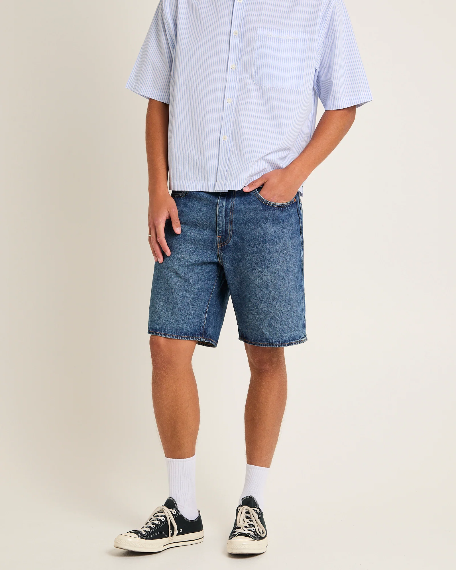 468 Stay Loose Denim Shorts - Image 4