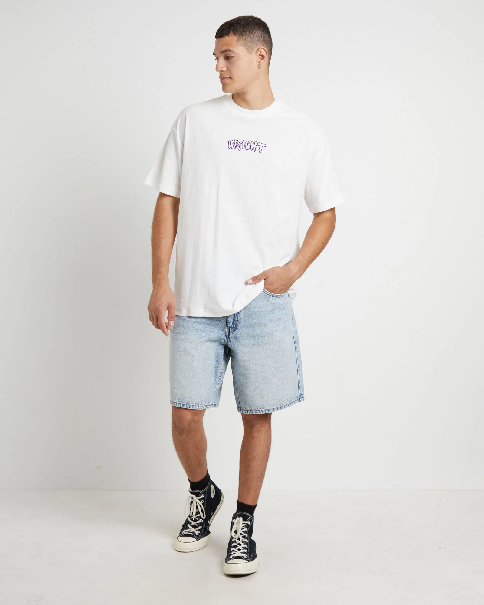 479 Stay Baggy Denim Shorts - Image 3