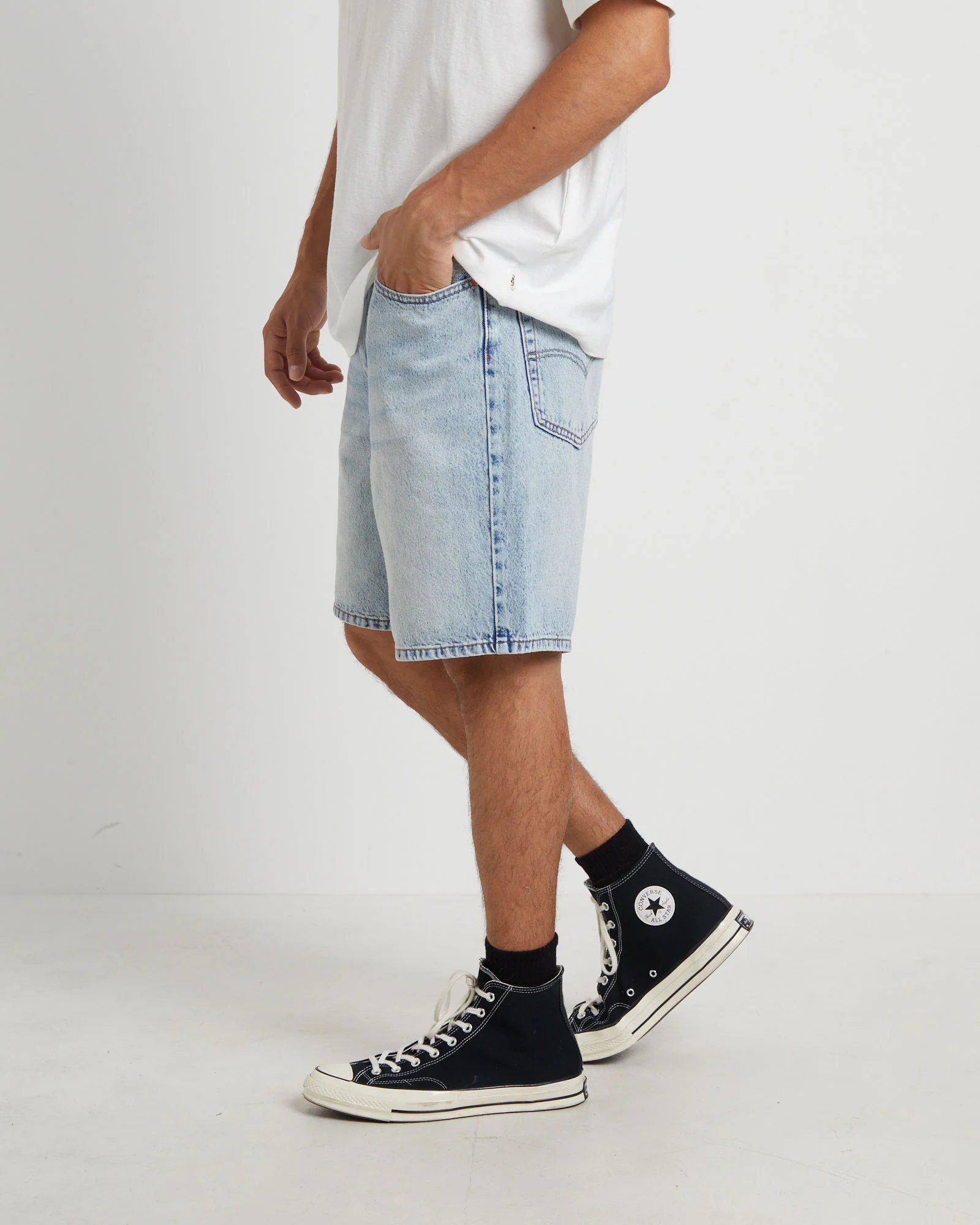 479 Stay Baggy Denim Shorts - Image 4