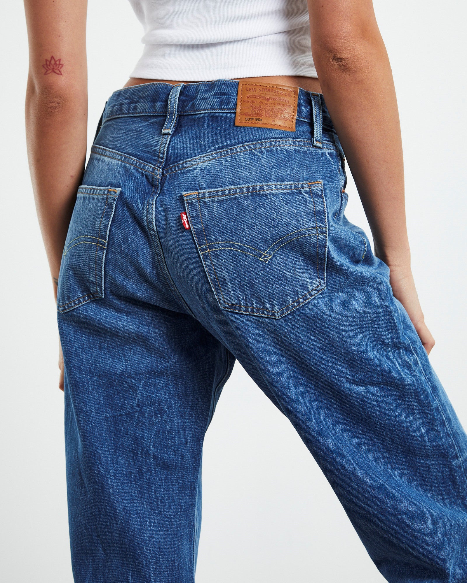 501 90's Jeans Beauty Blue - Image 6