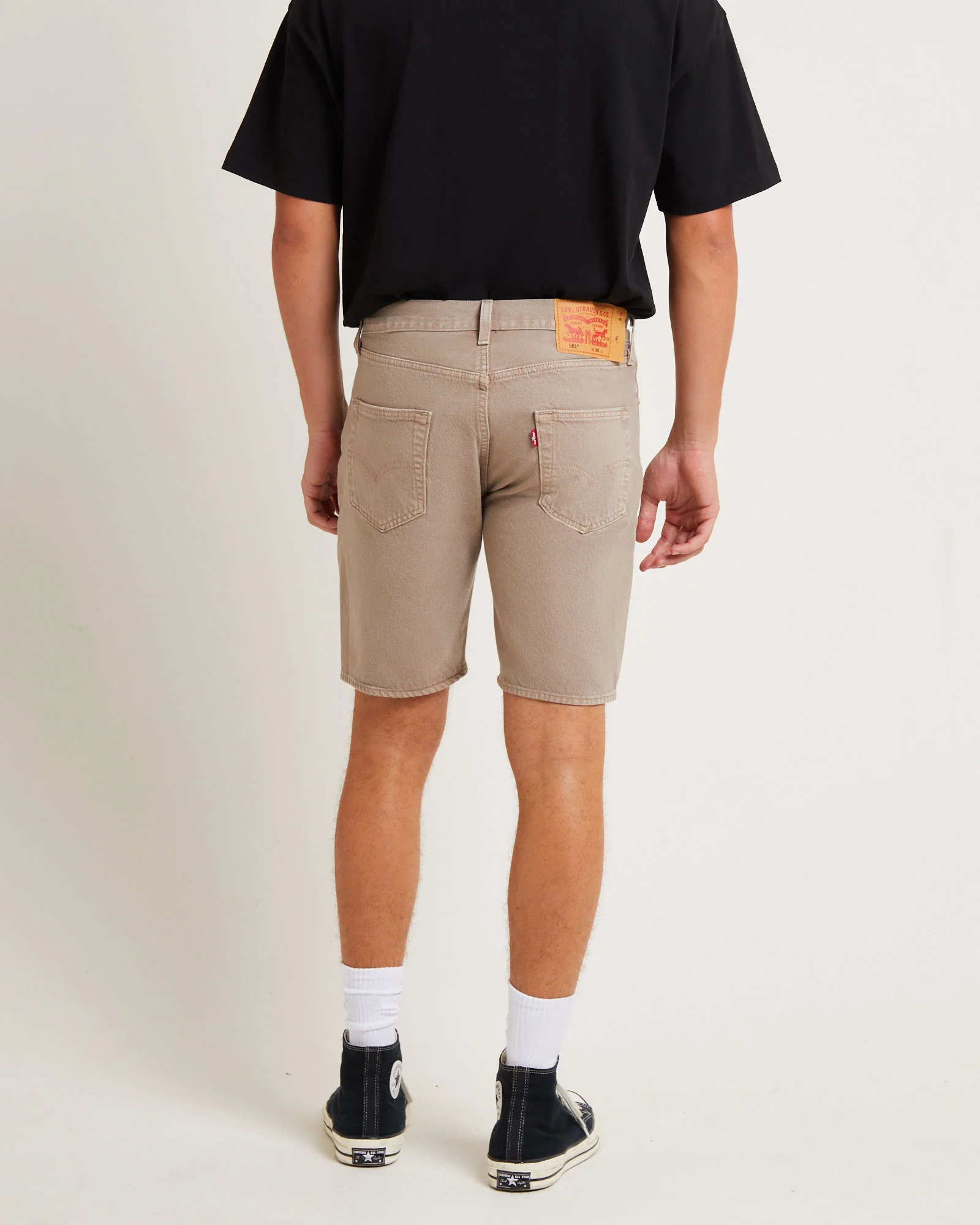 501 Denim Shorts in Beige - Image 2