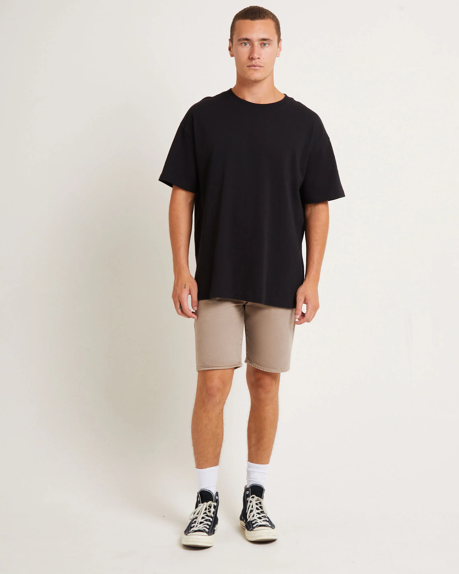 501 Denim Shorts in Beige - Image 3