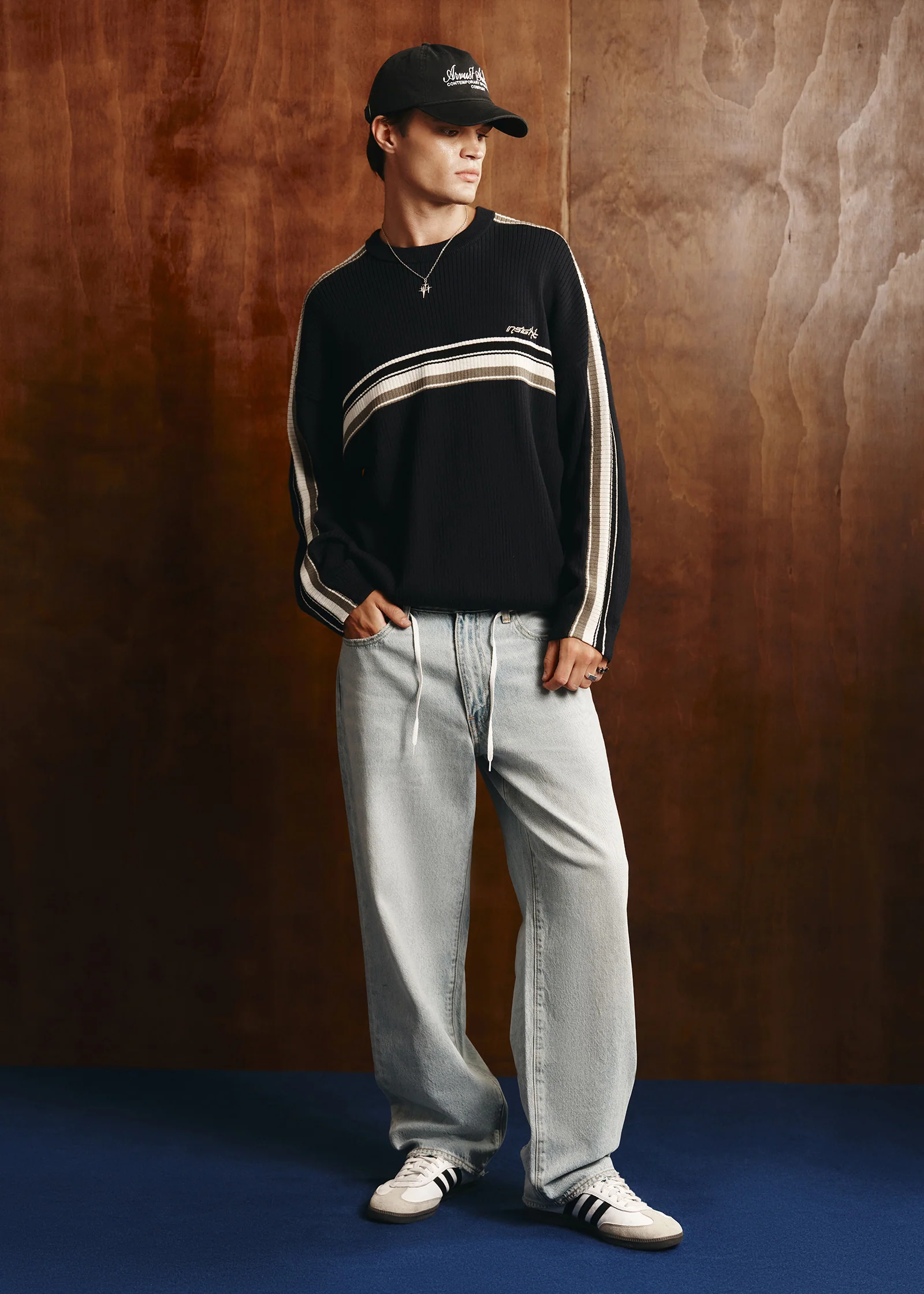 501 Loose Men's Denim Jeans In My Bronco Light Wash - Image 4