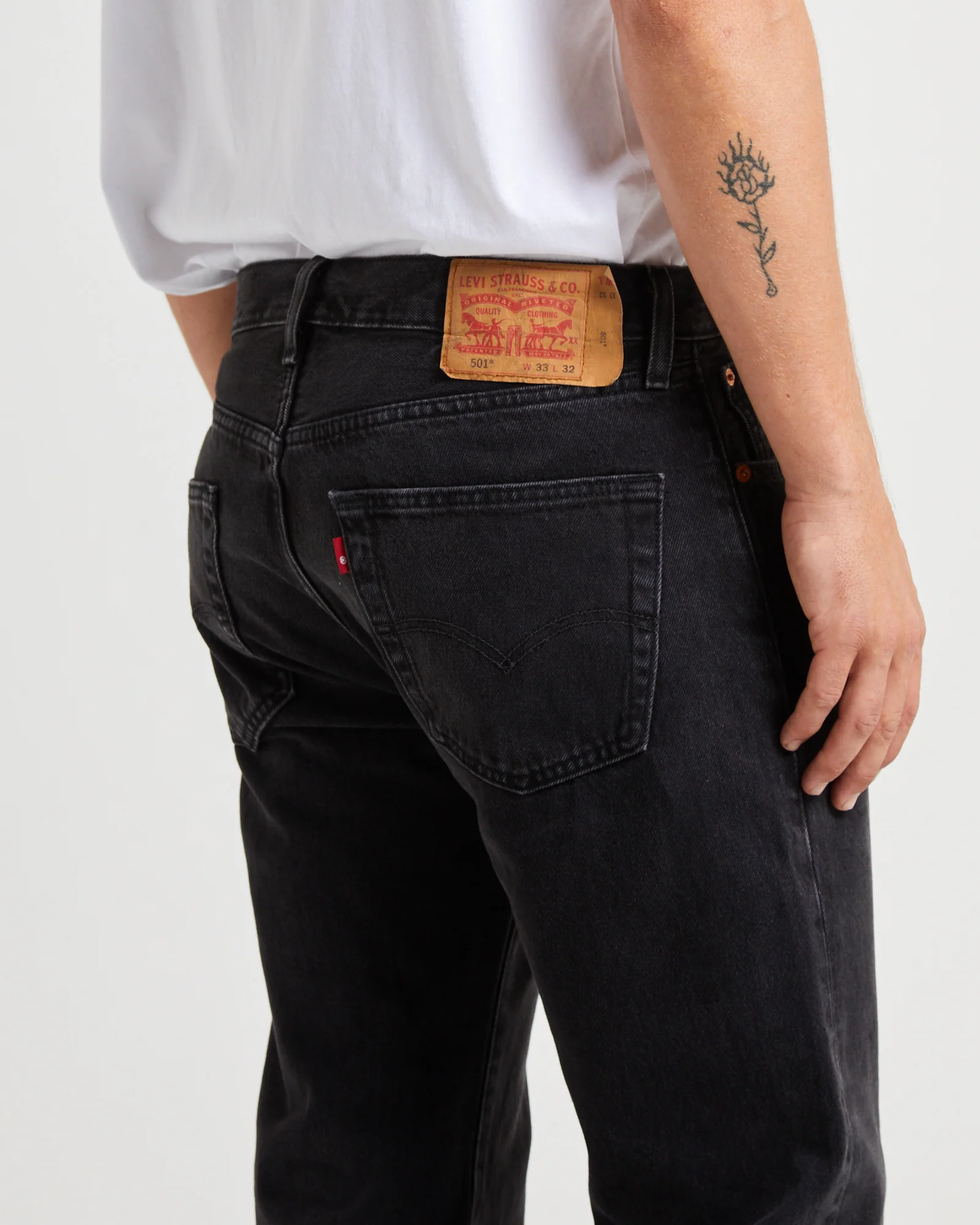 501 Original Denim Jeans Chilly Weather - Image 6