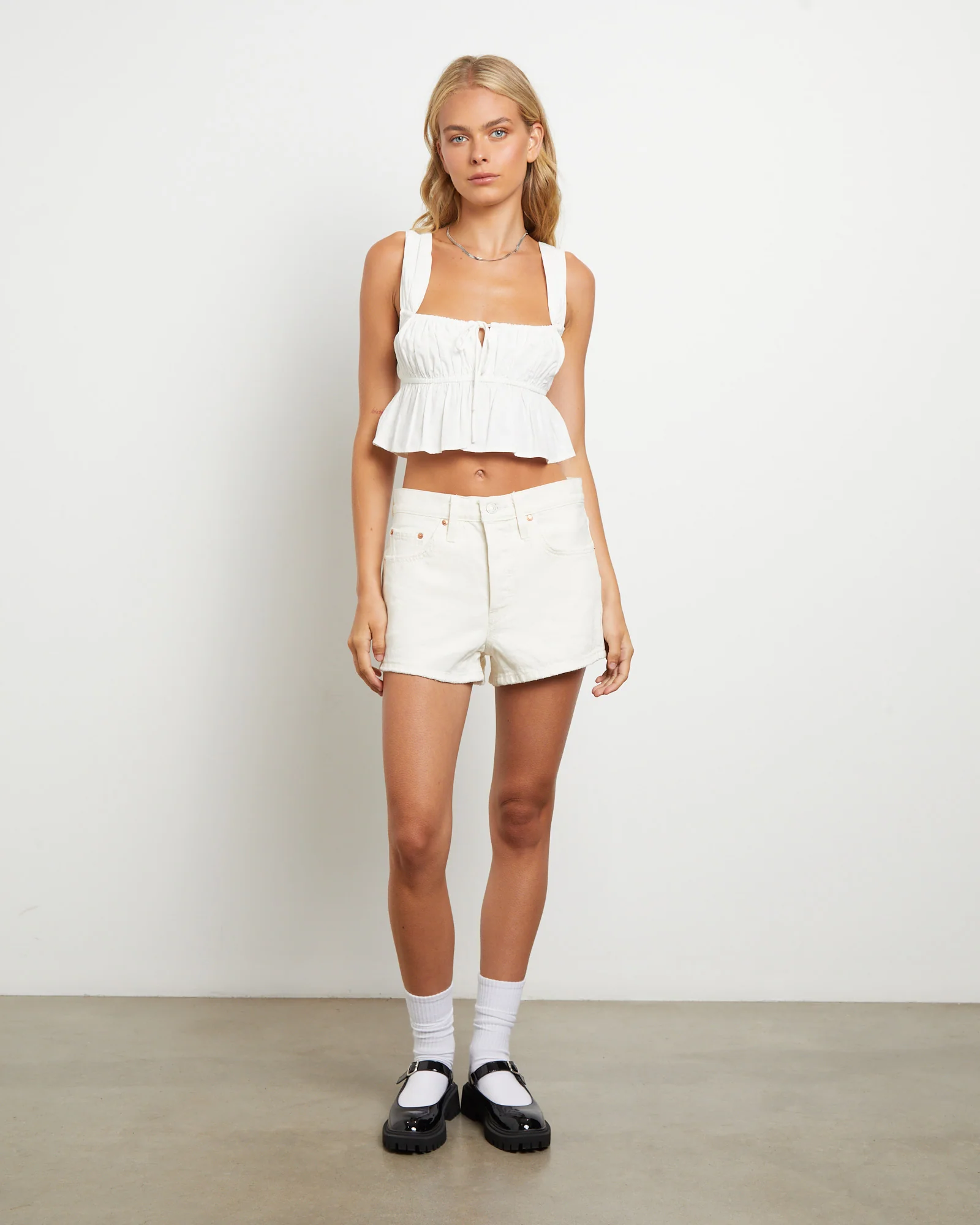 501 Original Denim Shorts in The Clean Finish - Image 4
