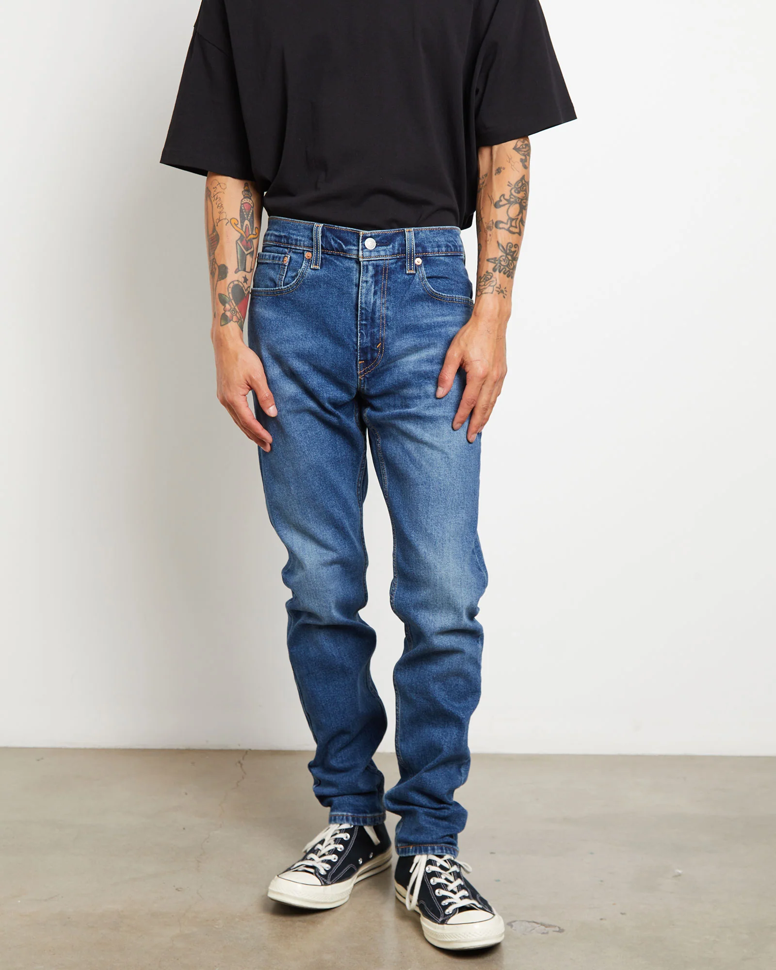 512 Slim Taper Denim Jeans Goldenrod - Image 4