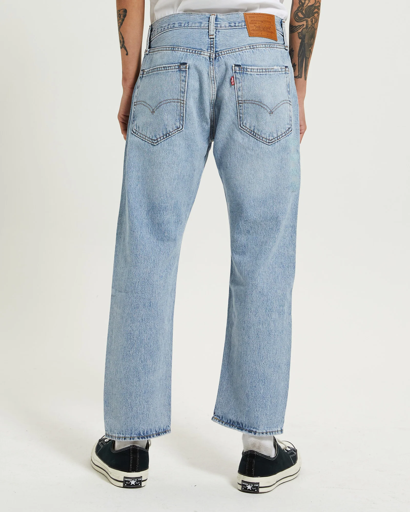 551Z Straight Crop Denim Jeans Dream Stone - Image 2