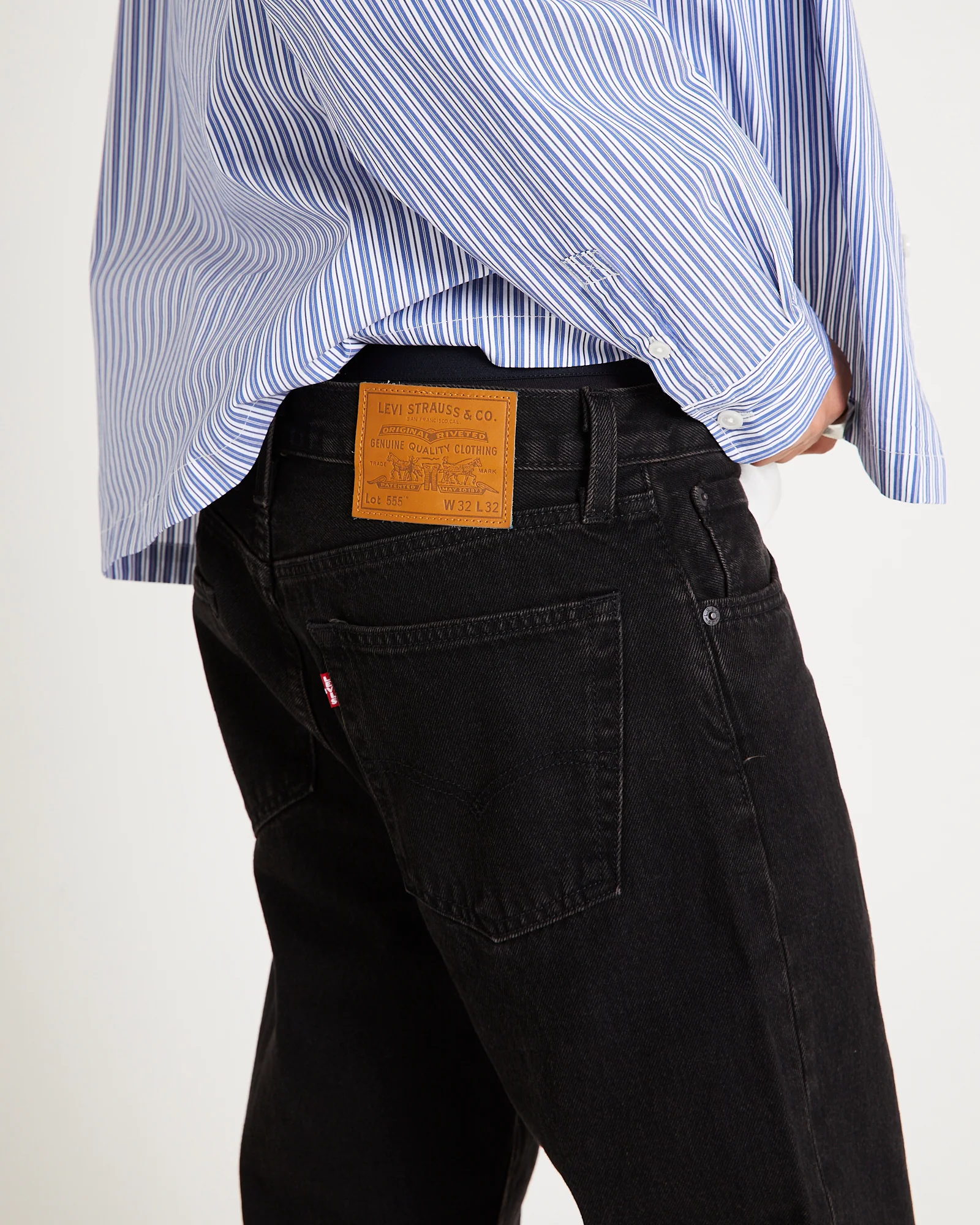 555 Relaxed Straight Denim Jean - Image 5