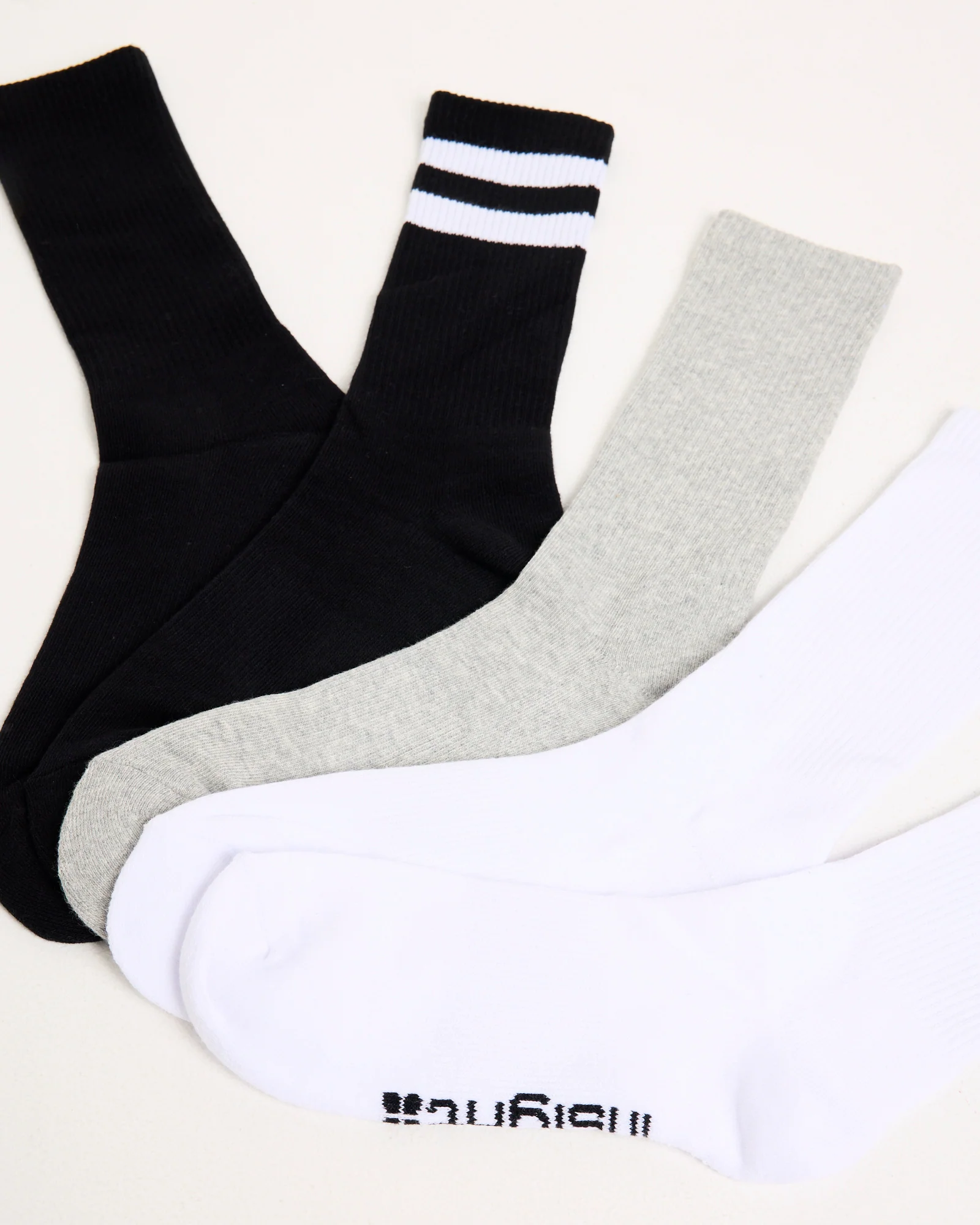 Mixed Crew Socks 5 Pack - Image 2