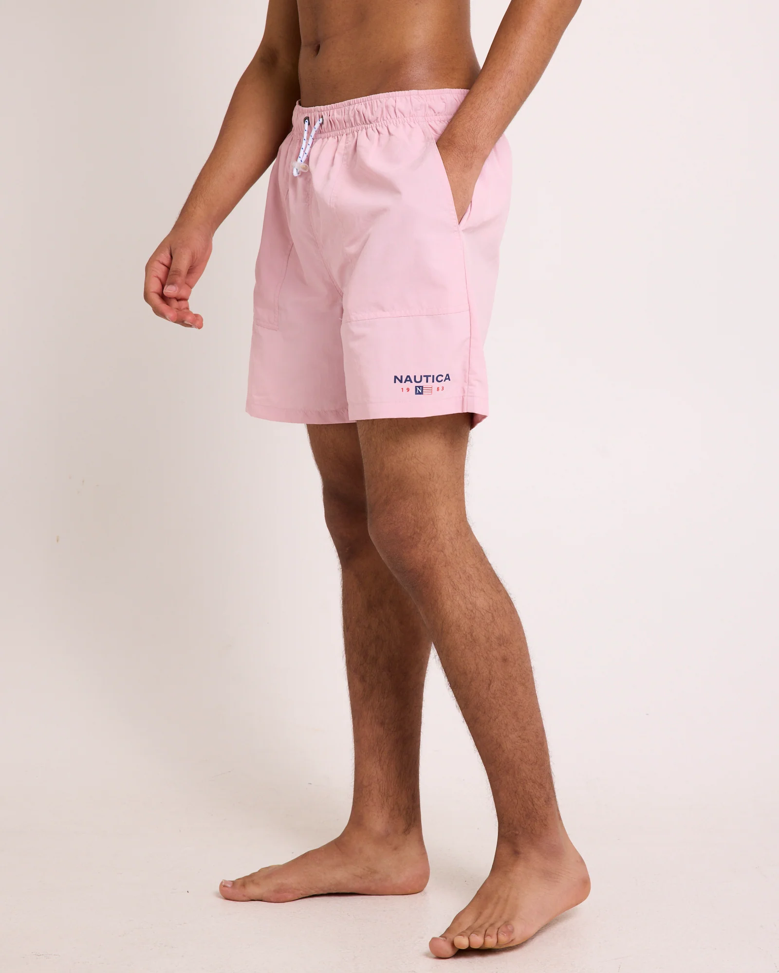 Relaxed Fit 6" Vintage 1983 Flag Swim Shorts - Image 3