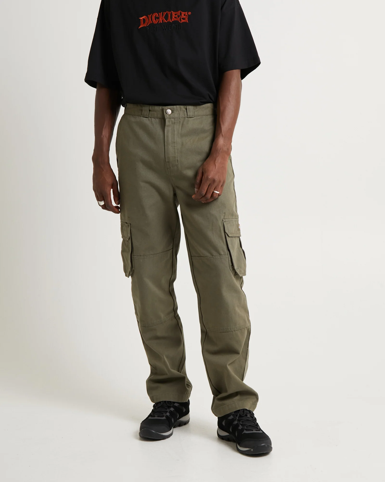 85-283 Cargo Canvas Pants Khaki - Image 4
