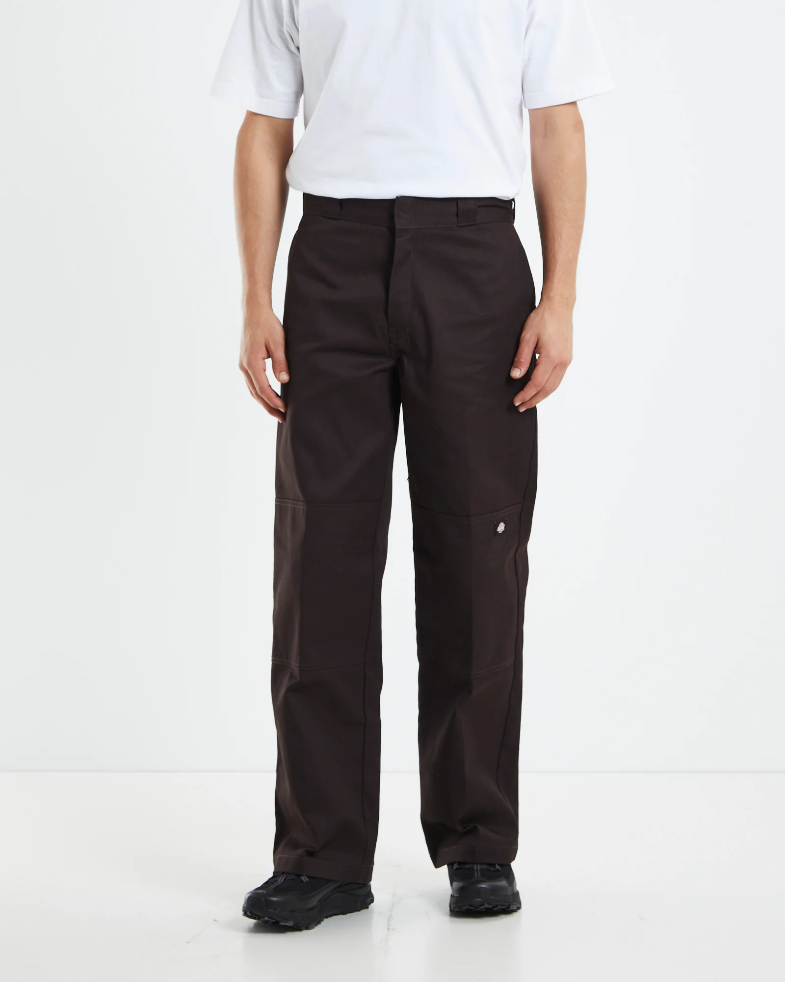 85-283 Loose Fit Pants Dark Brown - Image 5