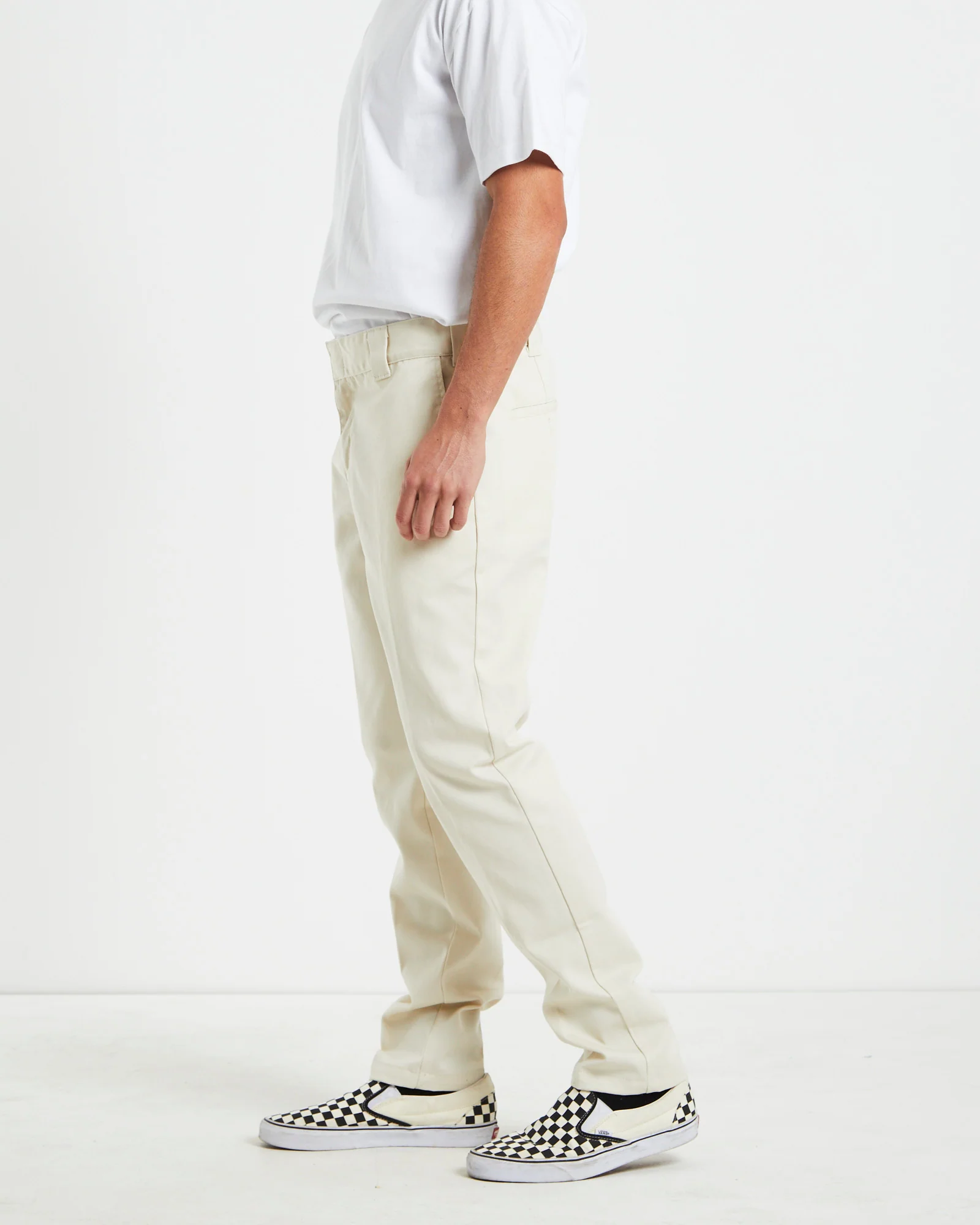 872 Slim Tapered Pants in Bone - Image 3