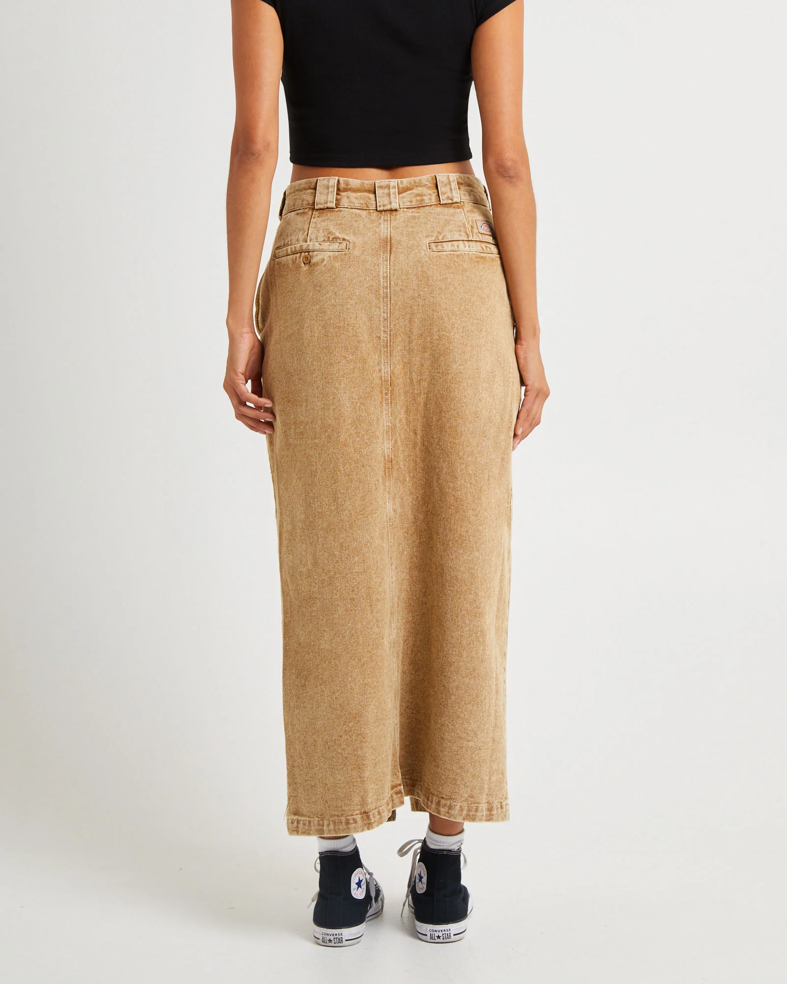 874 Denim Maxi Skirt Desert Sand - Image 2