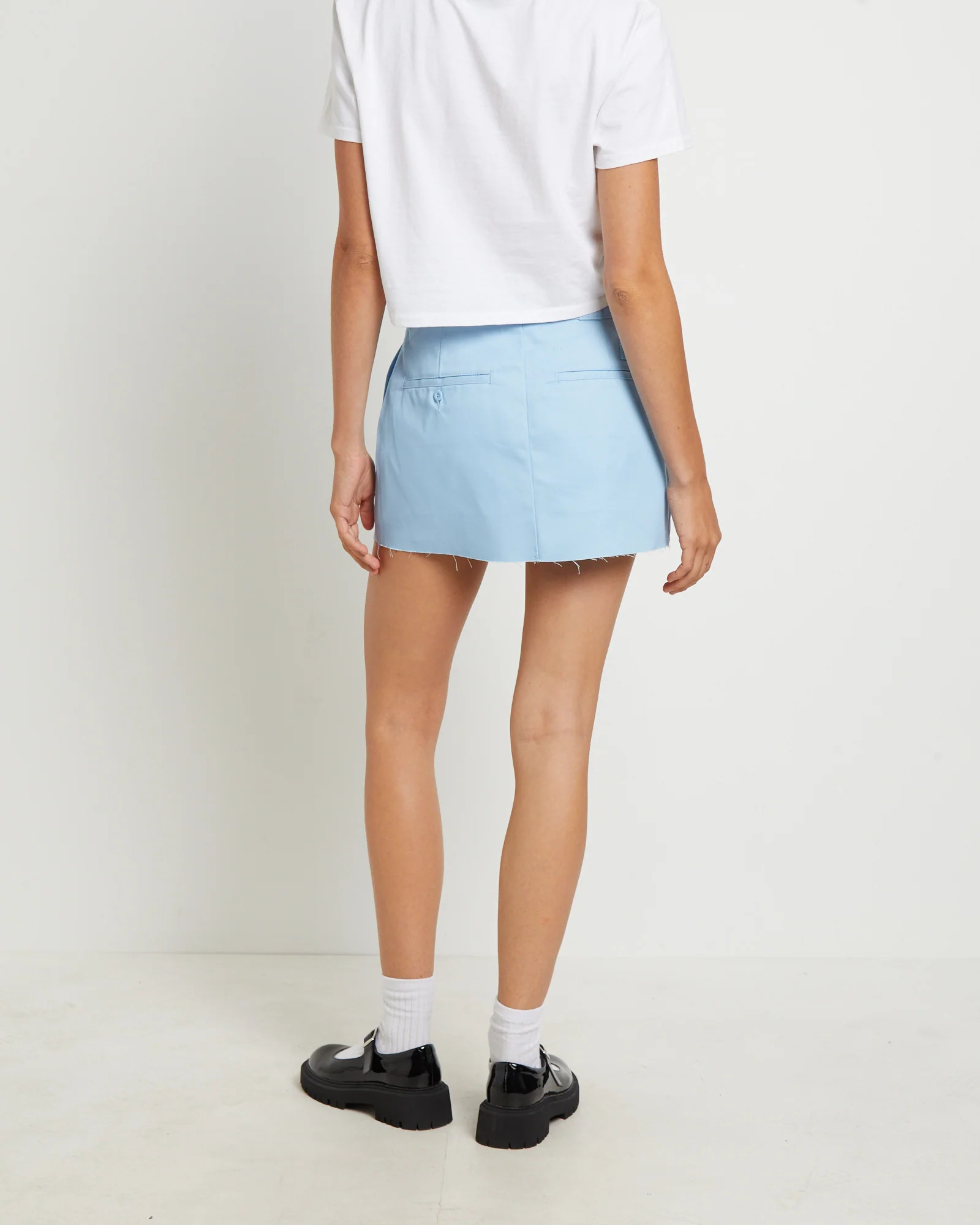 874 Mini Skirt in Glacier Blue - Image 2