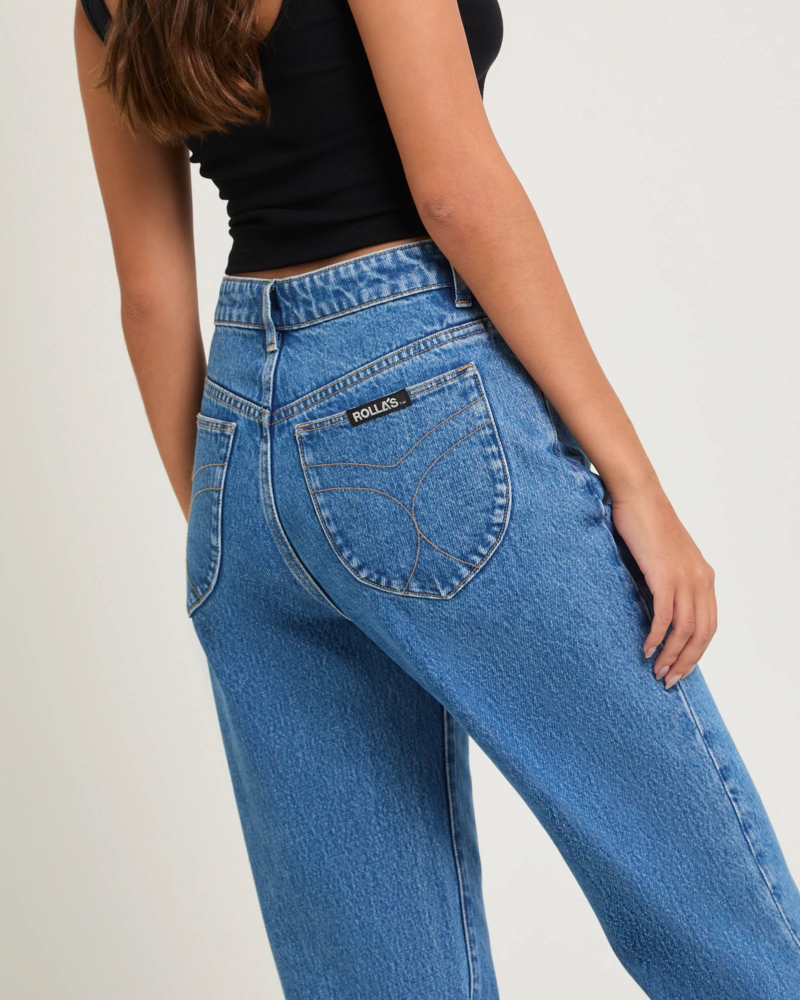 90s Relaxed Denim Jeans River Blue - Image 5