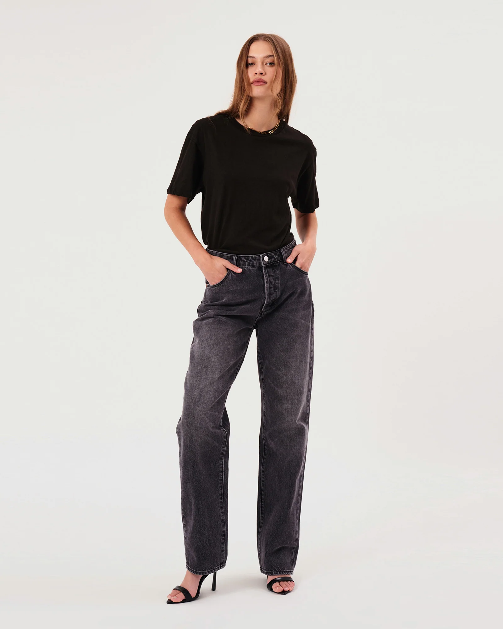 90's Relaxed Denim Jeans Worn - Image 2