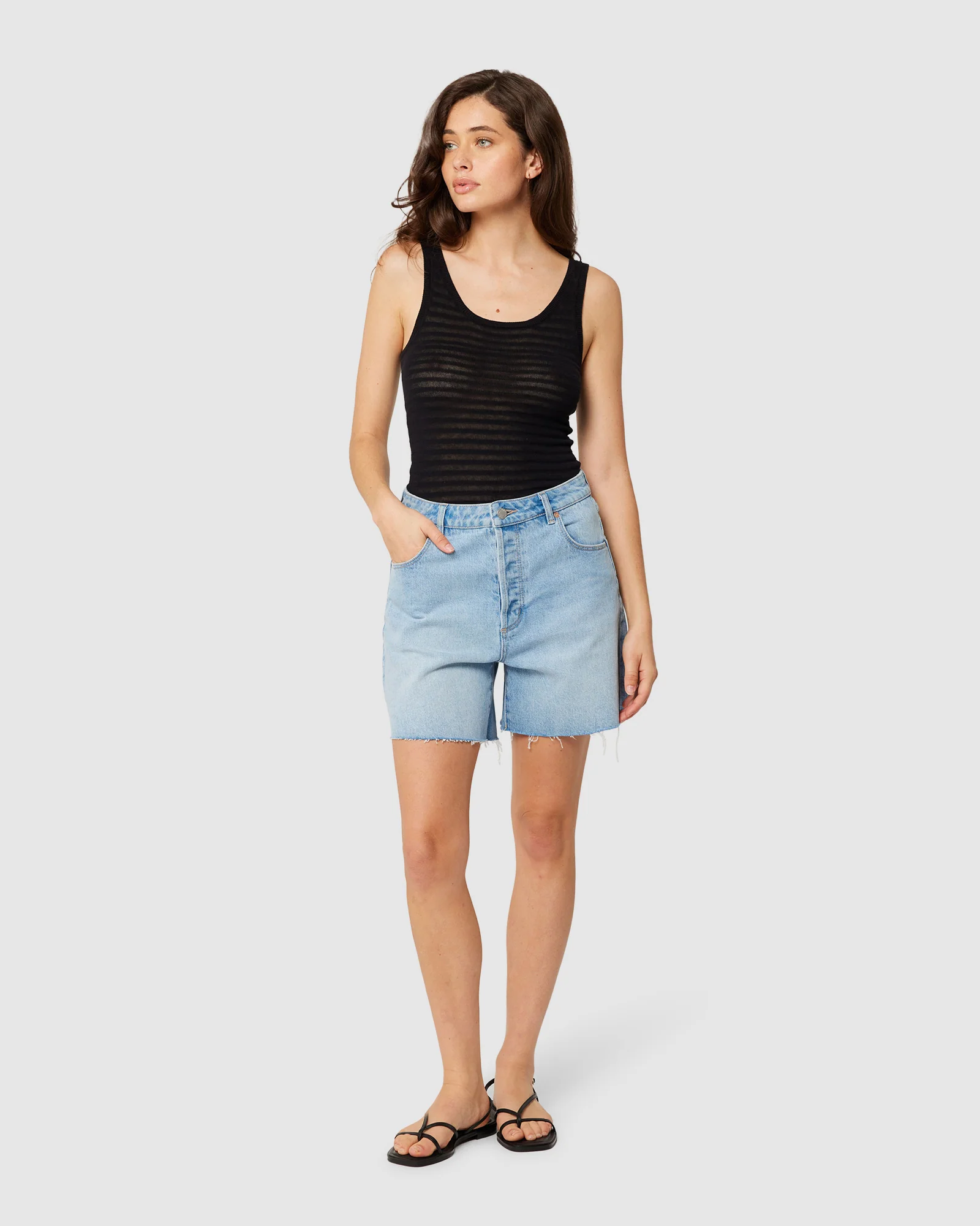 90's Relaxed Denim Shorts - Image 5