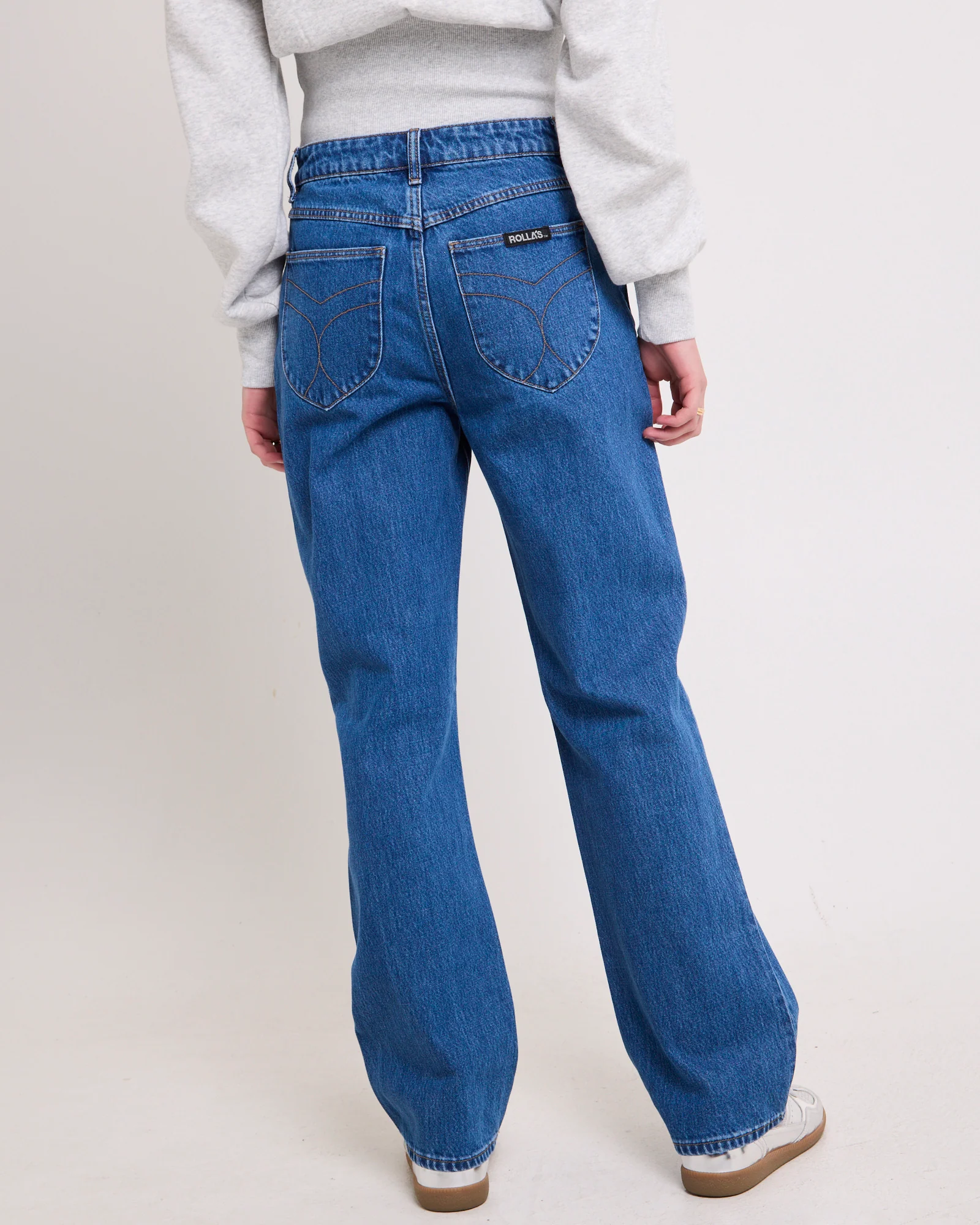 90s Relaxed Denim Jeans Ashley Blue - Image 4