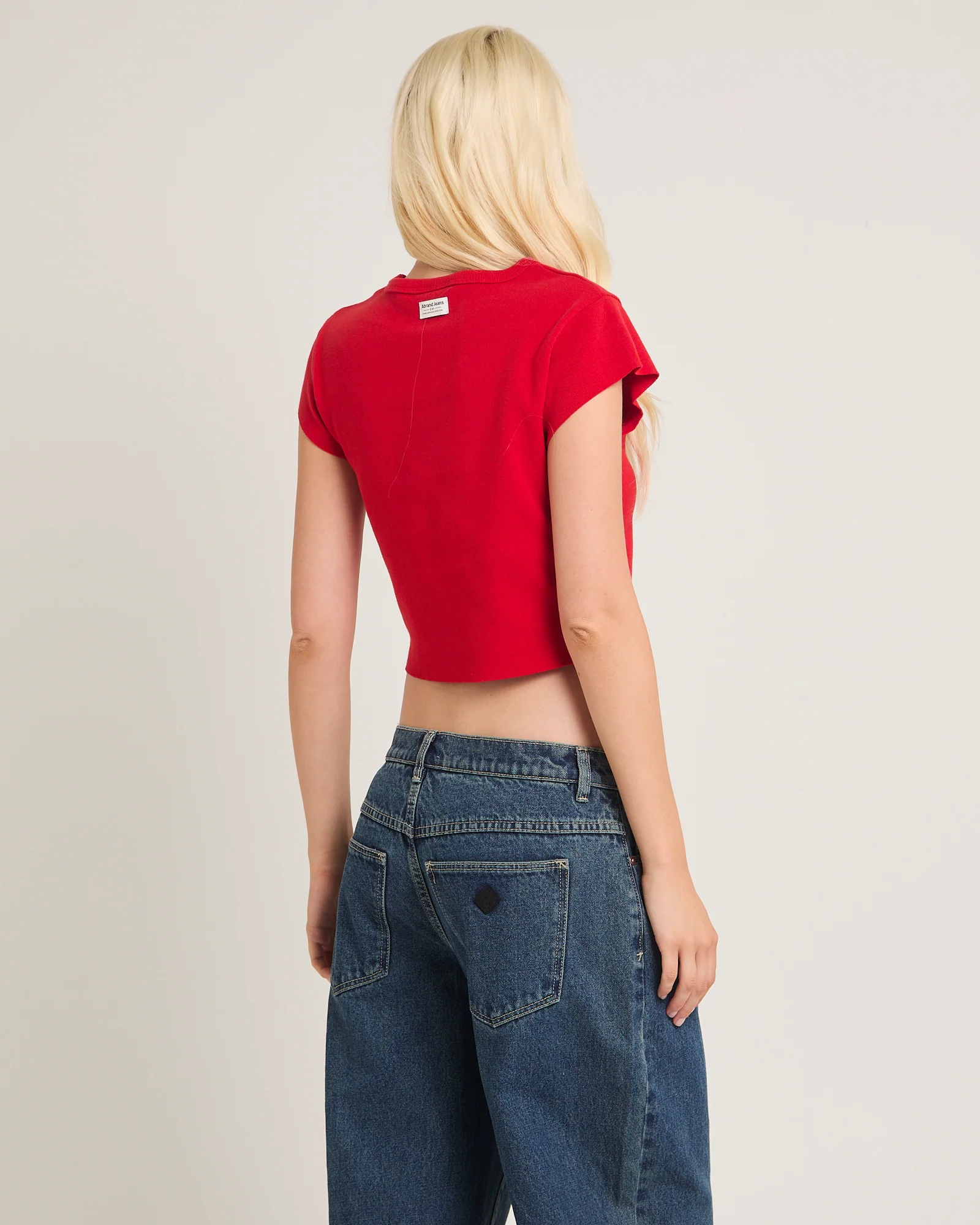 90's Rib Cut Off Baby Tee - Image 2