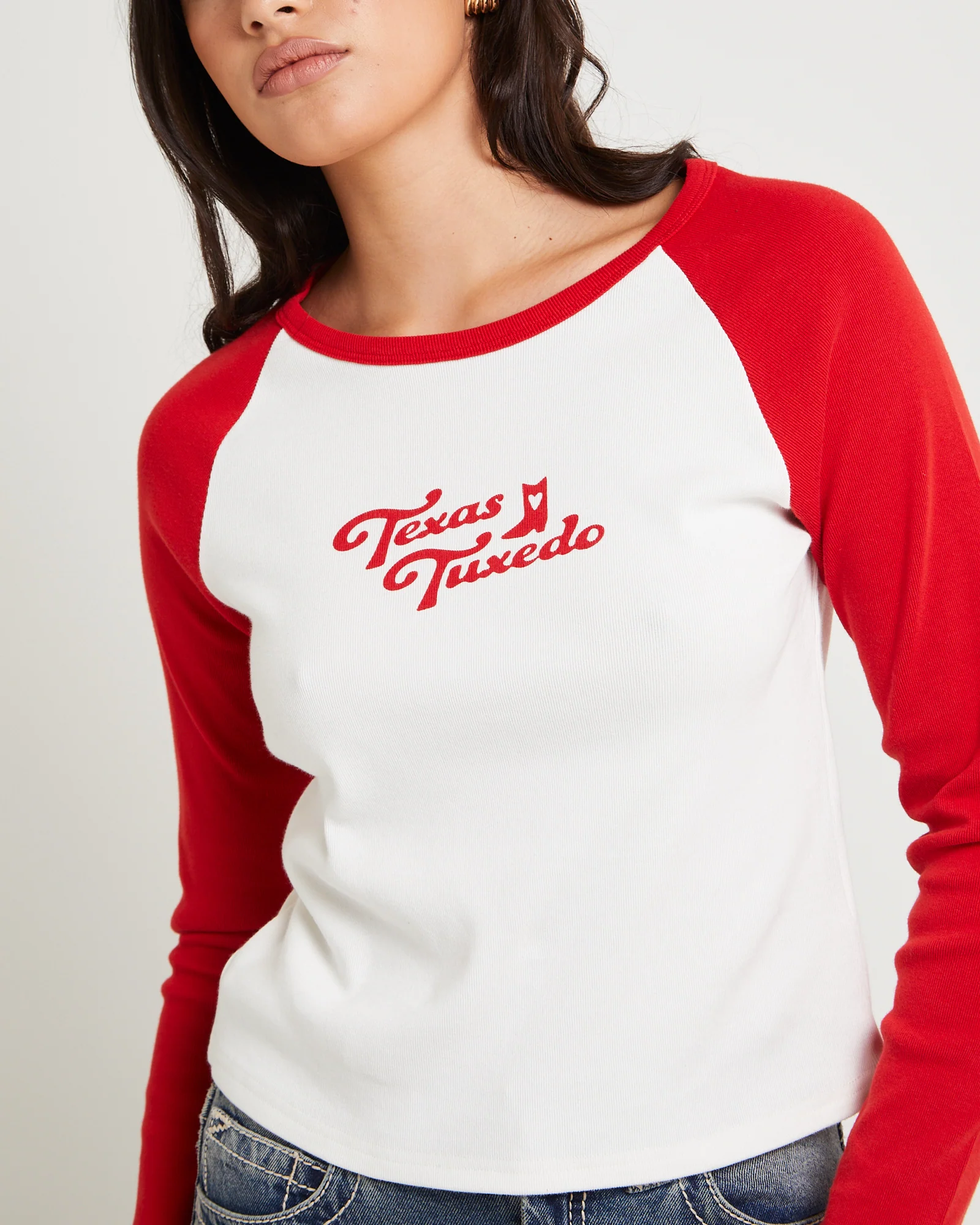 90's Rib Raglan Long Sleeve Shirt - Image 5