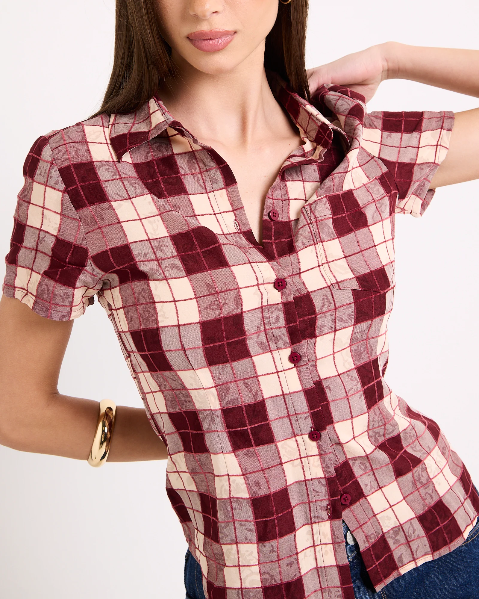90s Slim Shirt - Image 5