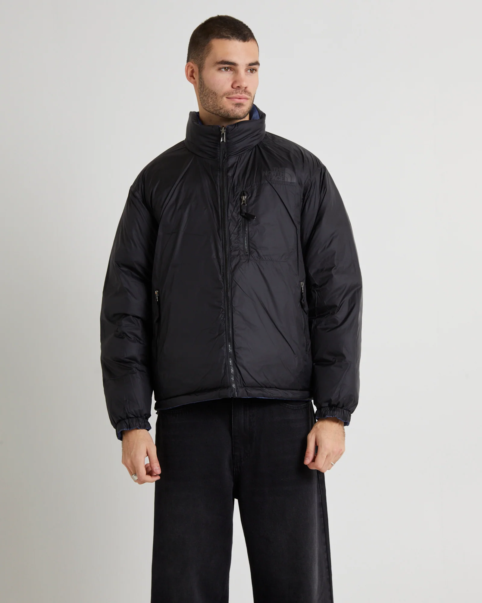 92 REVERSIBLE NUPTSE JACKET DENIM BLUE - Image 6