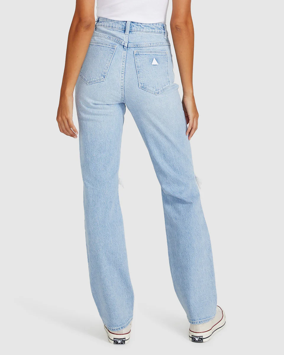 94 High Straight Jeans Gina Ripped Blue - Image 2