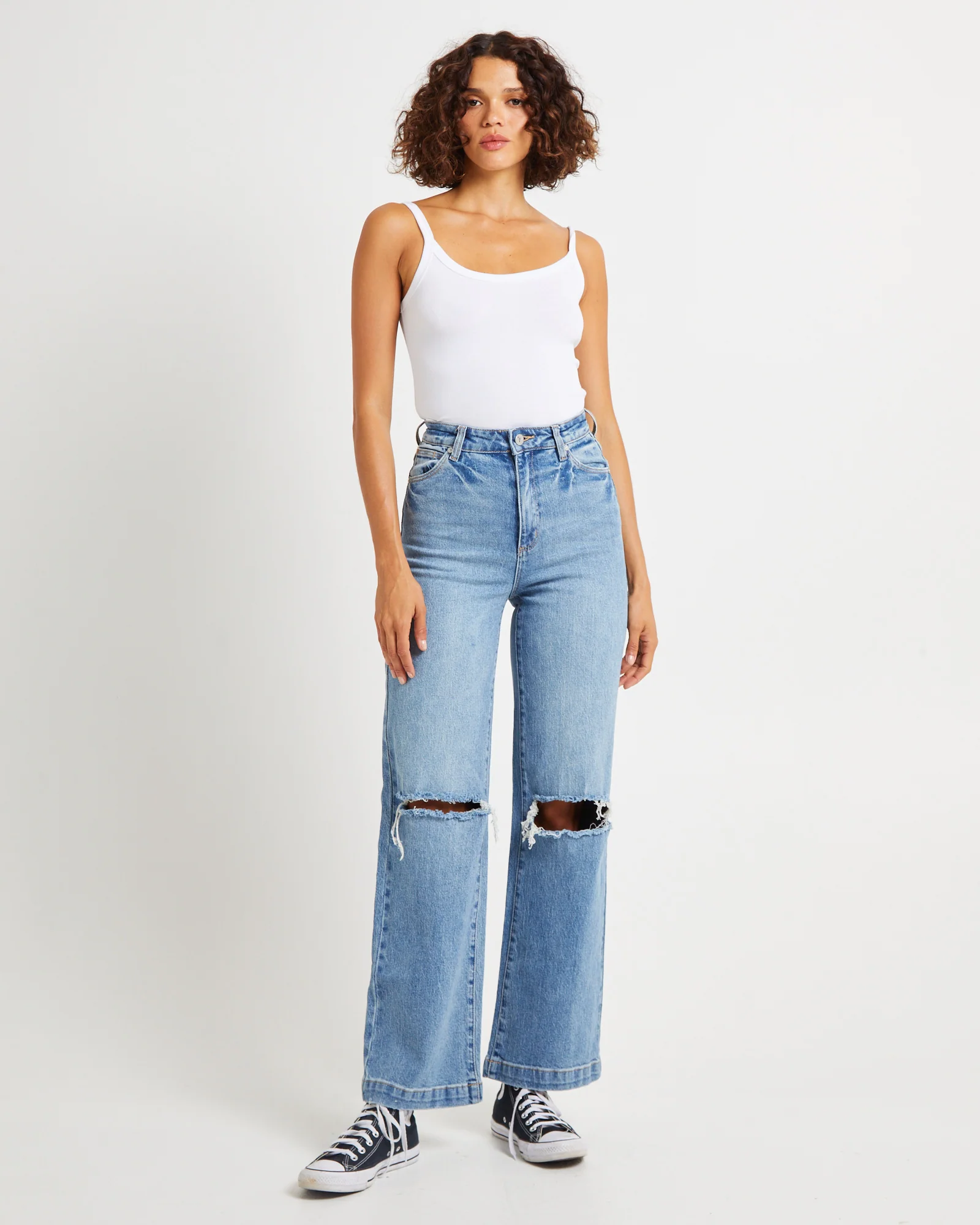 94 High & Wide Denim Jeans Amara Recycled - Image 3