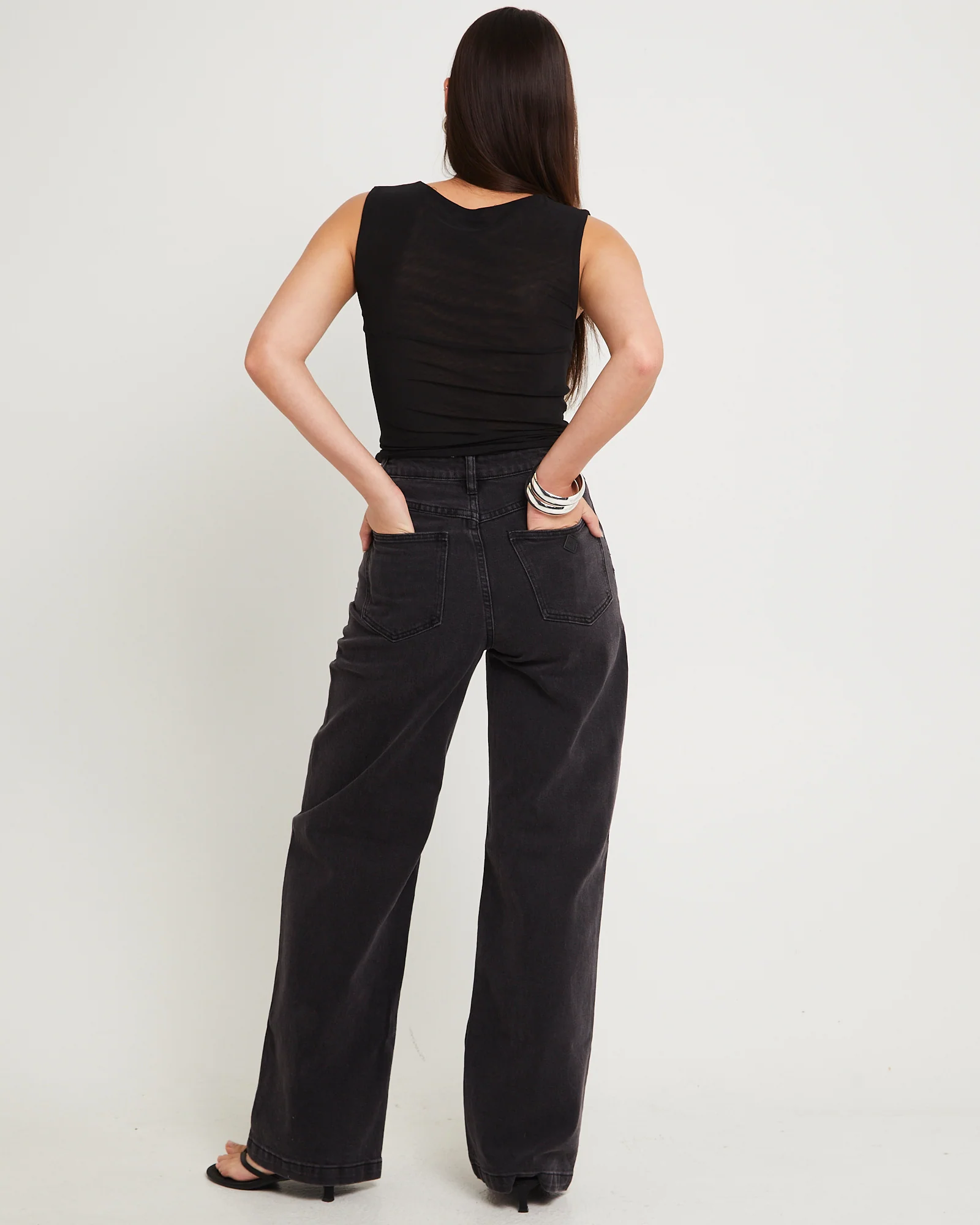 94 High & Wide Denim Jeans - Image 3