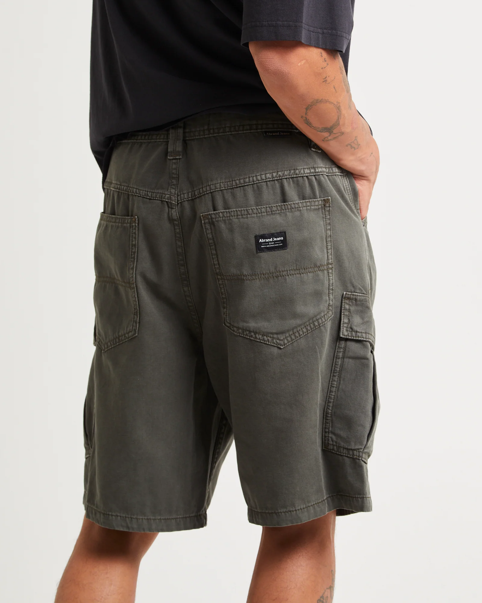 95 Baggy Denim Cargo Shorts - Image 6