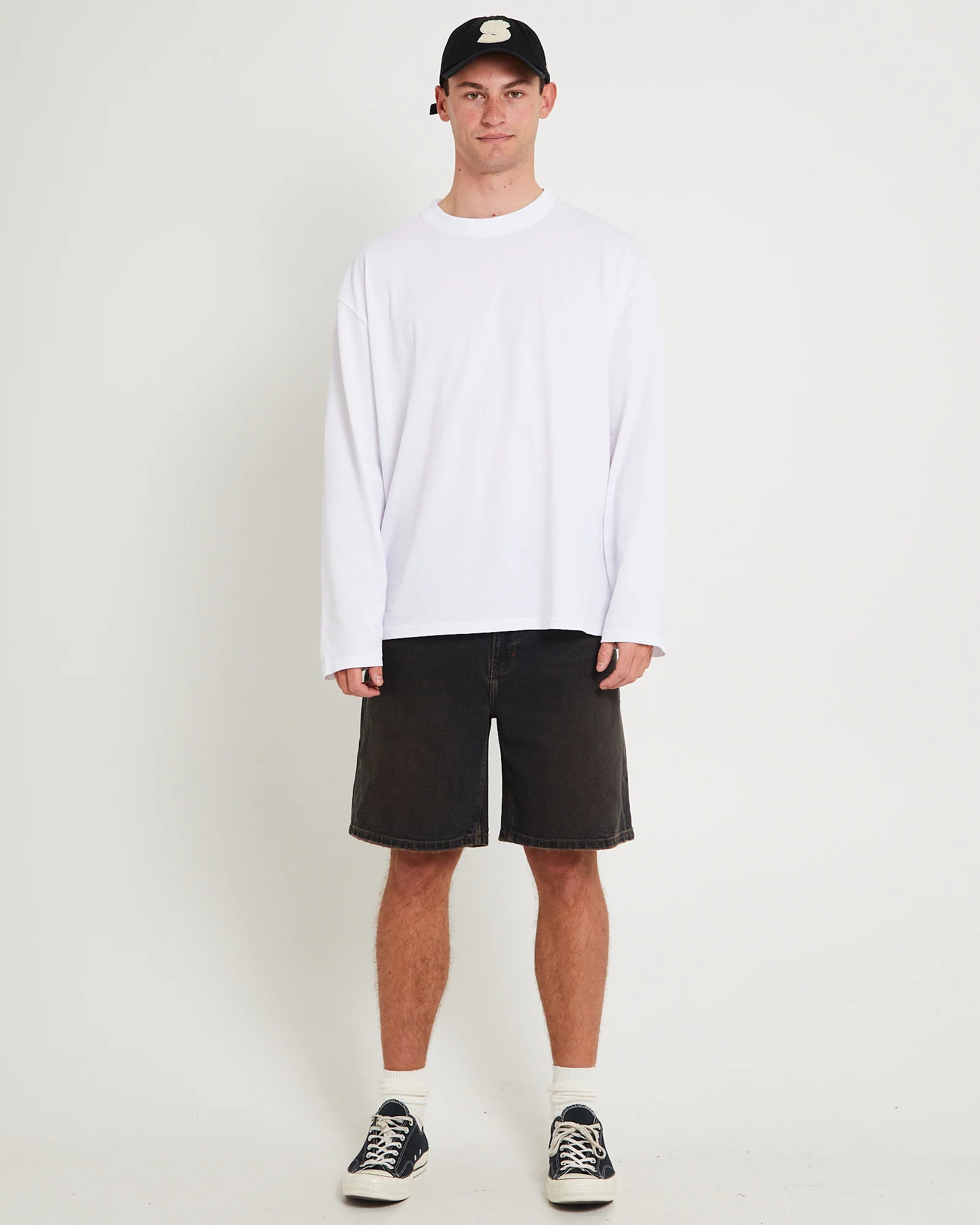 95 Baggy Denim  Short Dark Sky - Image 3