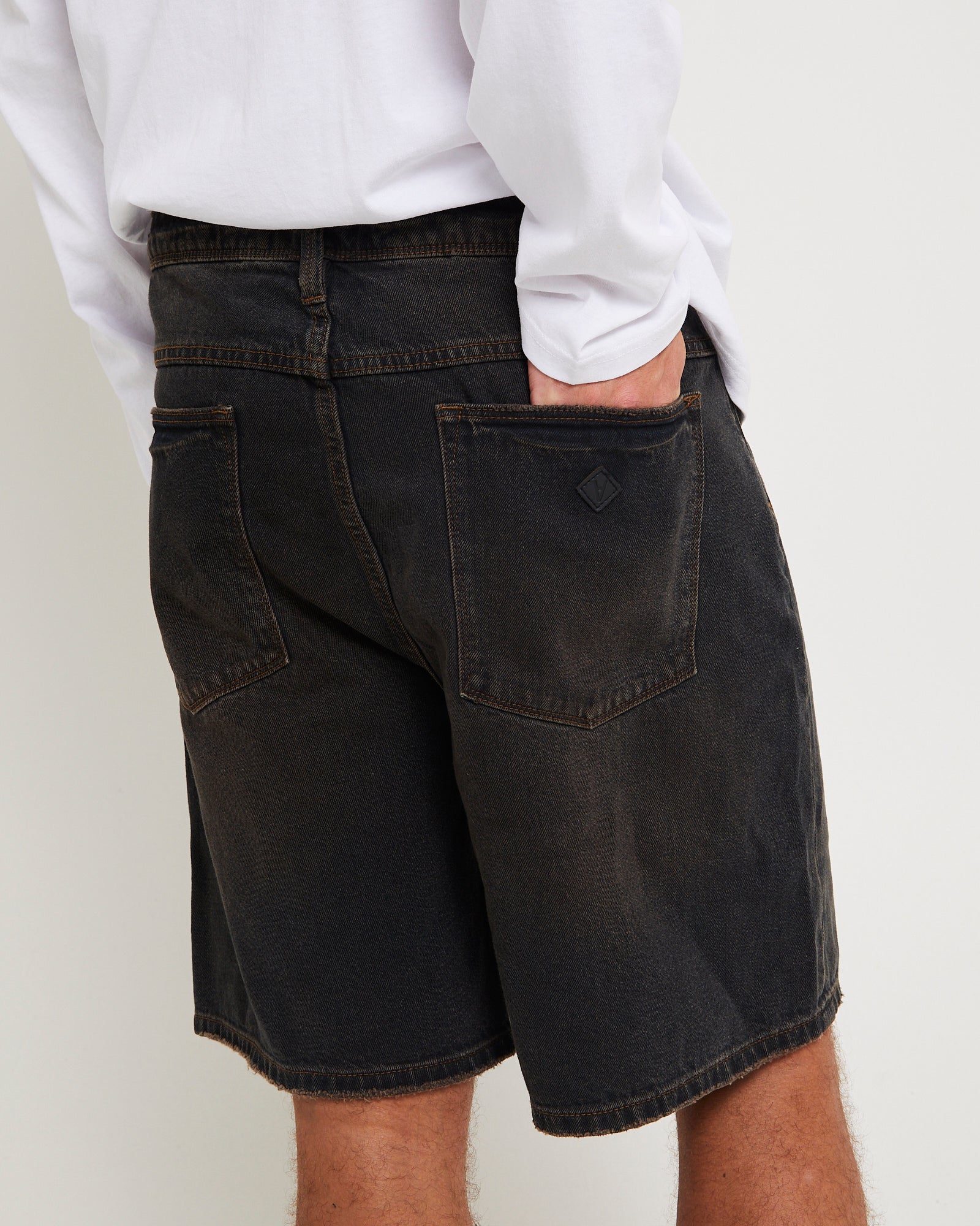 95 Baggy Denim  Short Dark Sky - Image 5