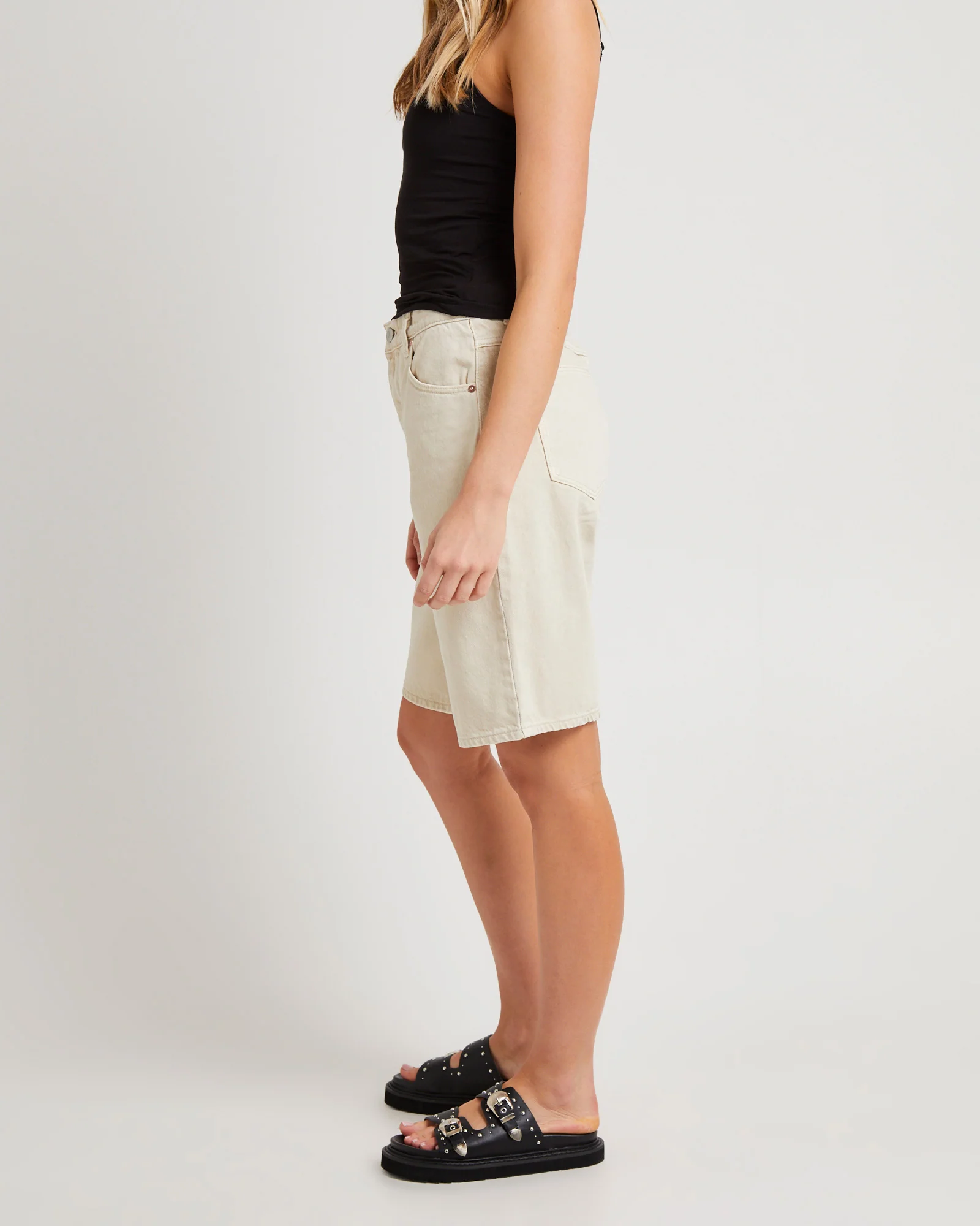 95 Denim Jorts Clay - Image 4